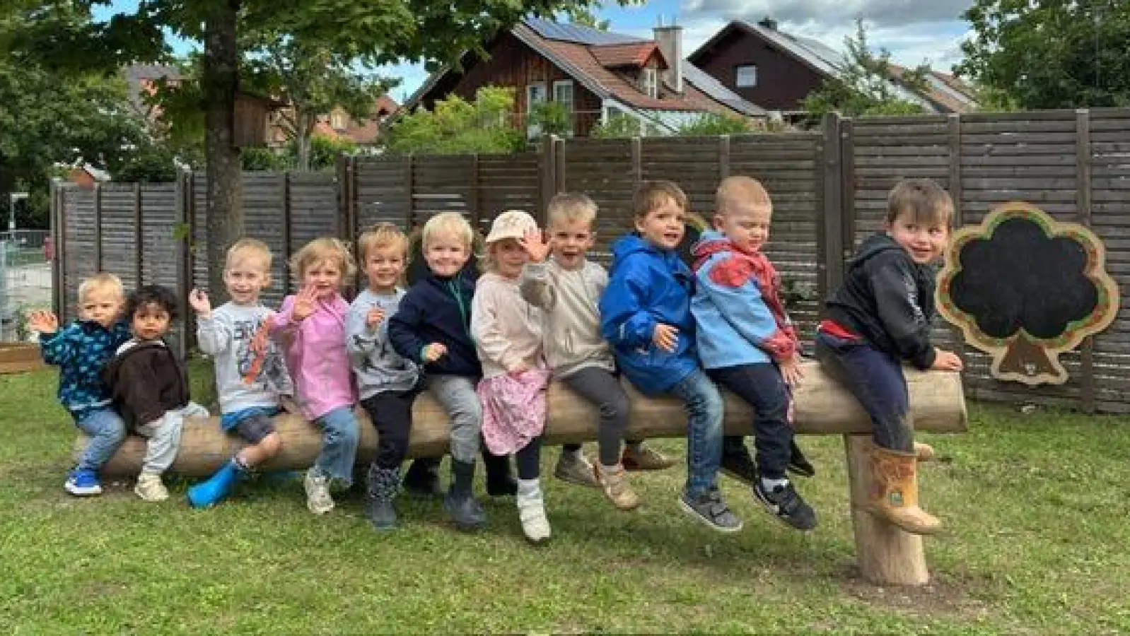 Der Balancierbalken ist einer großzügigen Spende zu verdanken. (Foto: Kita)