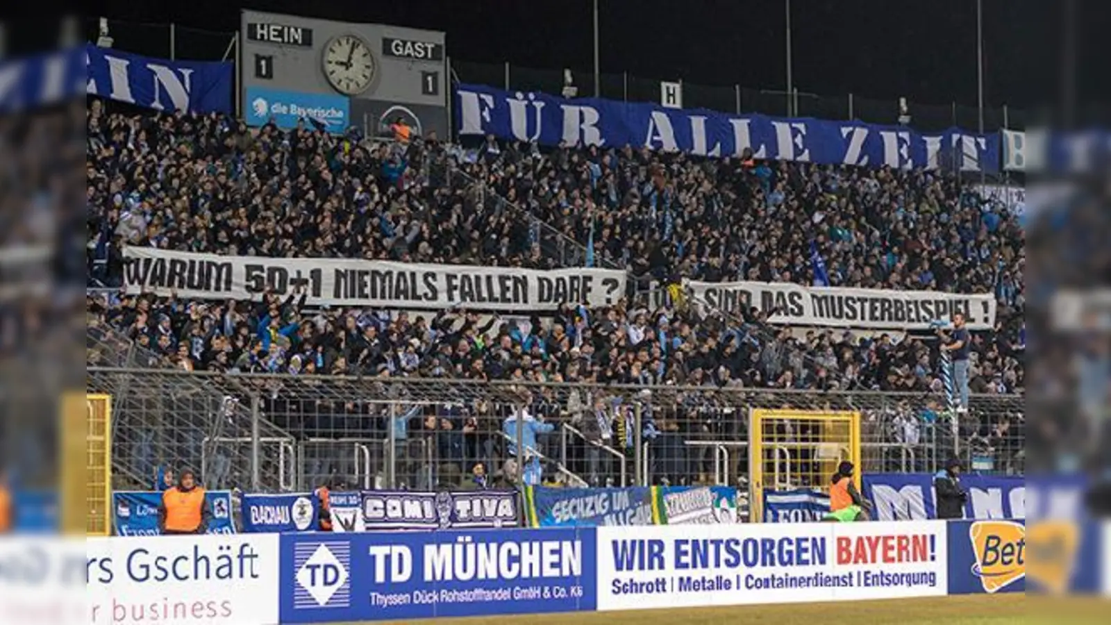 Losung vieler Fans: Vereine gehören in Mitgliederhand.  (Foto: Anne Wild)