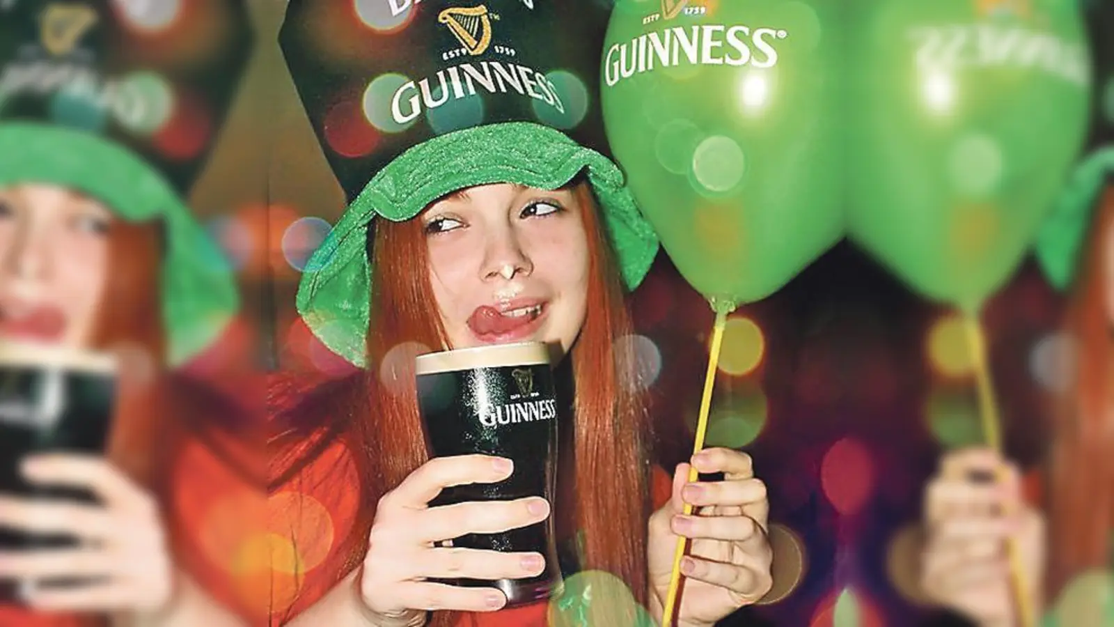 Irische Lebensfreude: Schwarzbier von der Insel trifft auf Münchner Weißbier.	 (Foto: Guinness-St.PaticksDay)