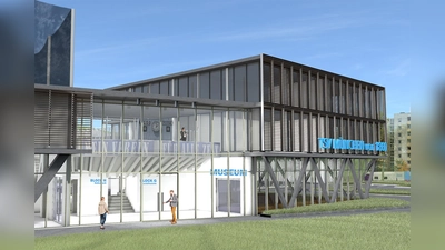 Planungsreif: Entwurf einer vereinseigenen Sporthalle. (Foto: TSV 1860)