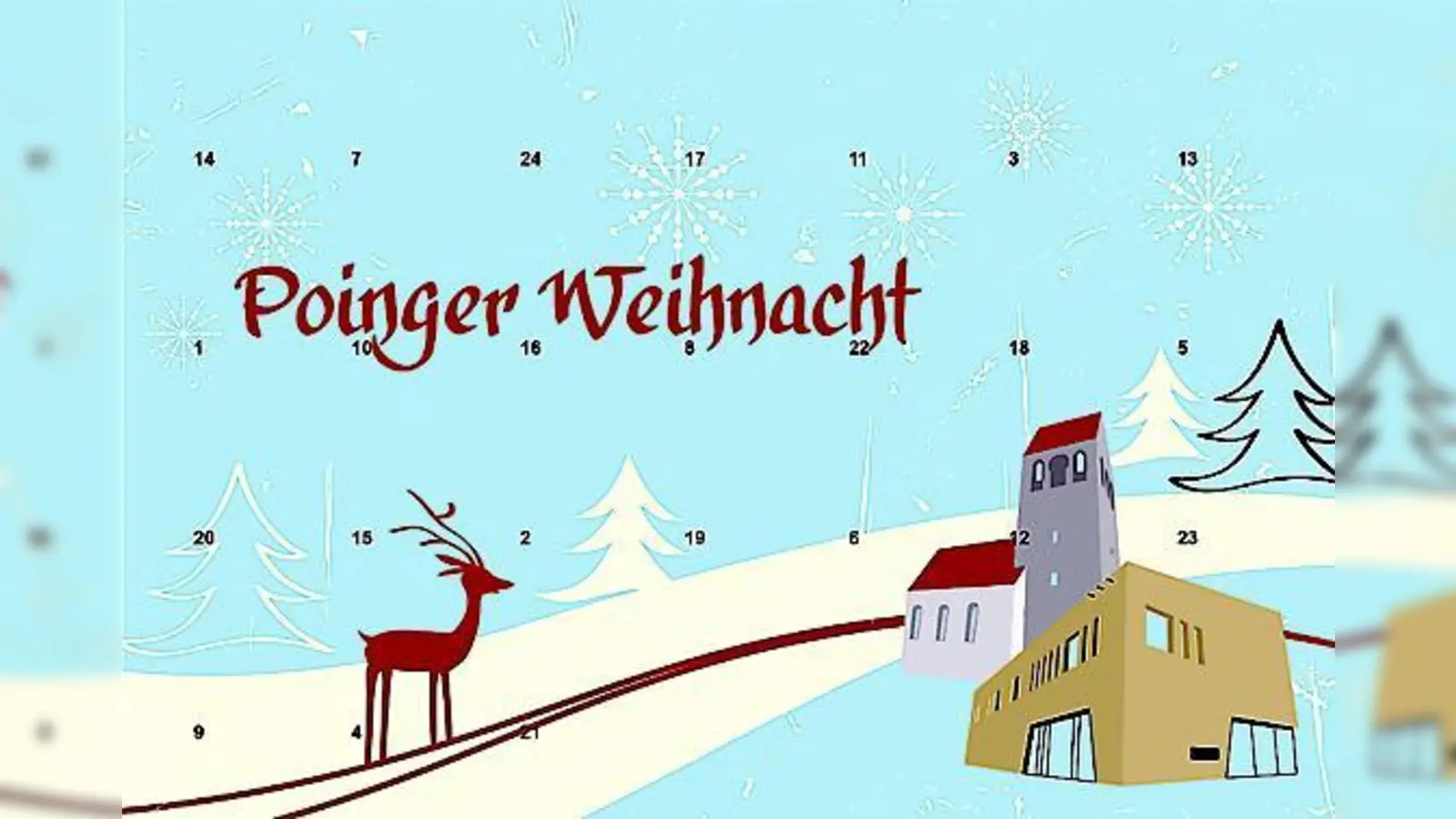 Der rote Hirsch führt durch die staade Zeit. 	 (Abb.: privat)