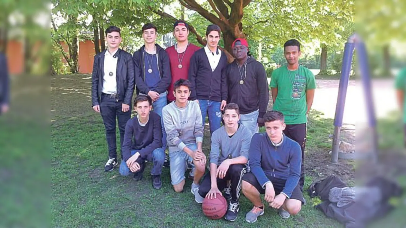 Die Basketballer der Mittelschule an der Torquato-Tasso-Schule waren beim Südbayerischen Qualifikationsturnier erfolgreich. 	 (Foto: Schule)