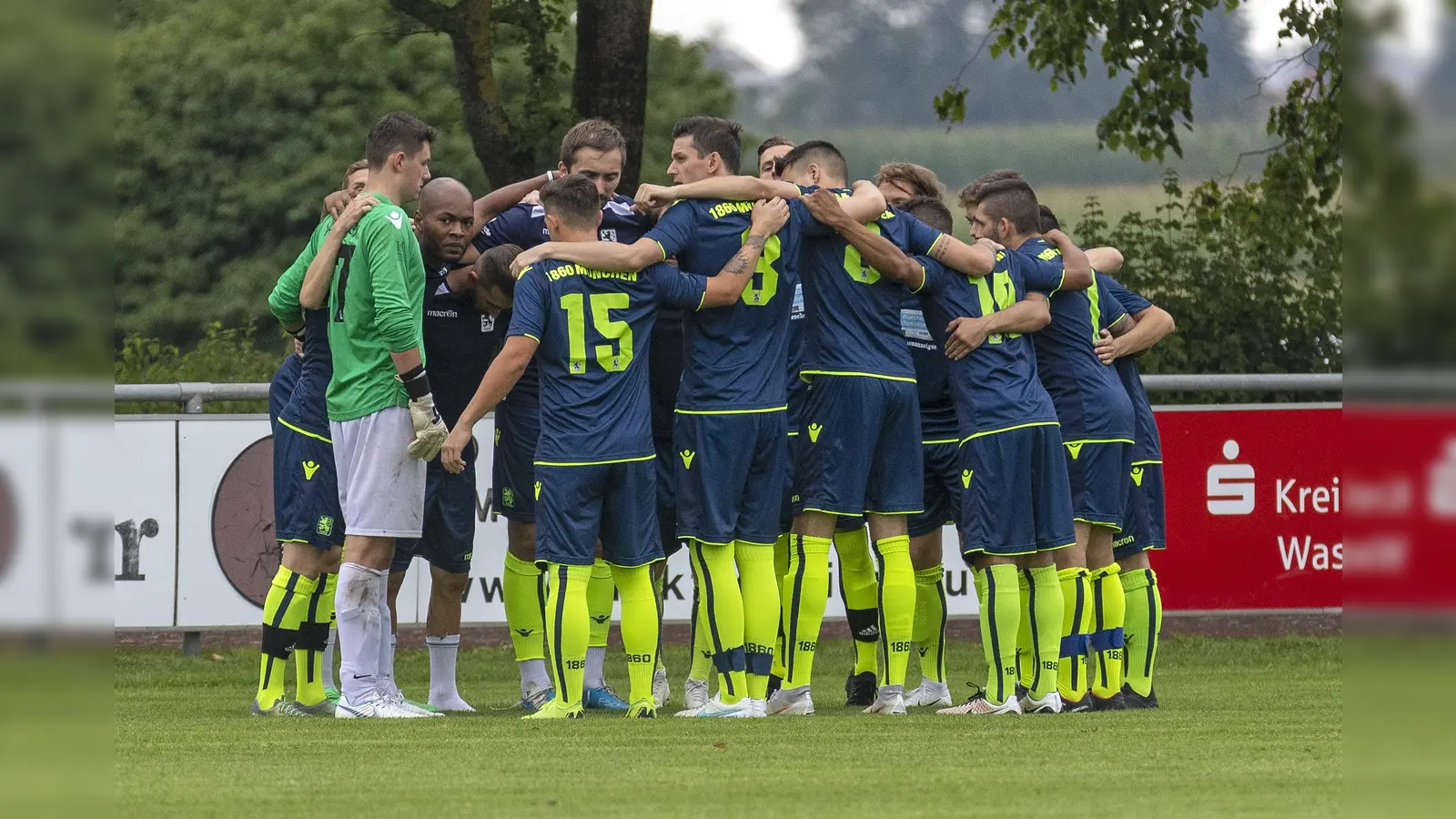 Teilnehmer am Kreispokal: Amateure des TSV 1860 München. (Foto: Anne Wild)