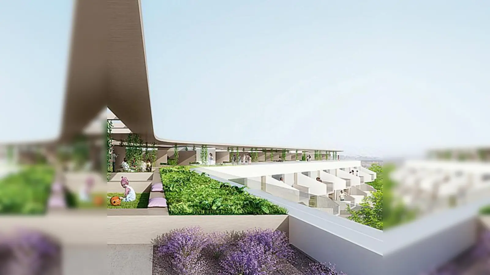 Rund 550 Wohnungen werden in der »Neuen Mitte« gebaut.  (Foto: Baumkirchen Mitte - CA Immo)