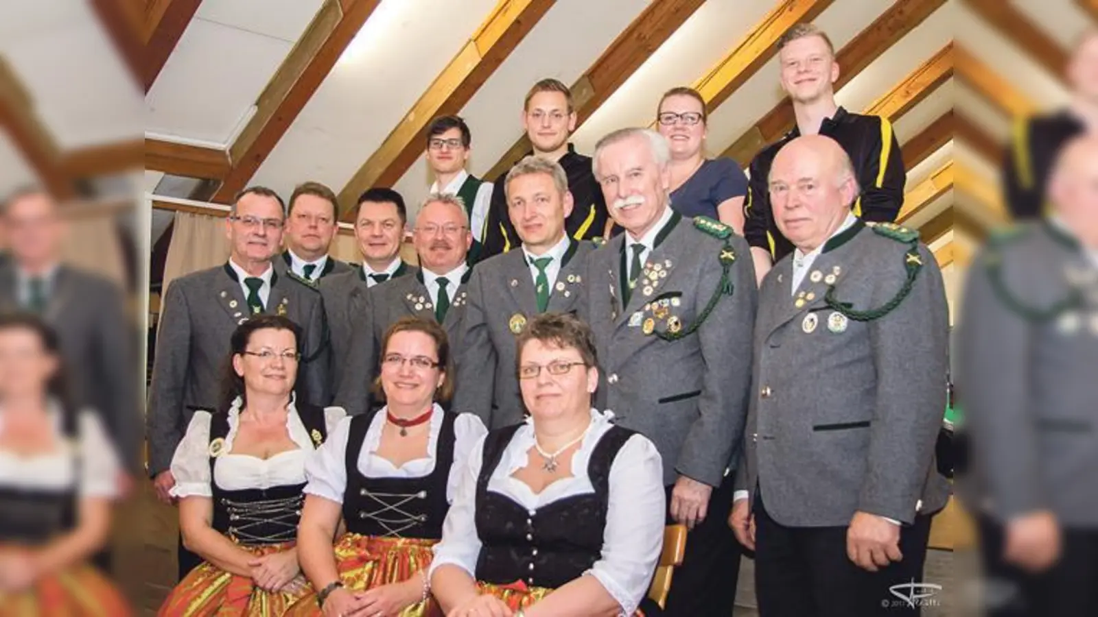 Der neue Vorstand ist komplett. 	 (Foto: VA)