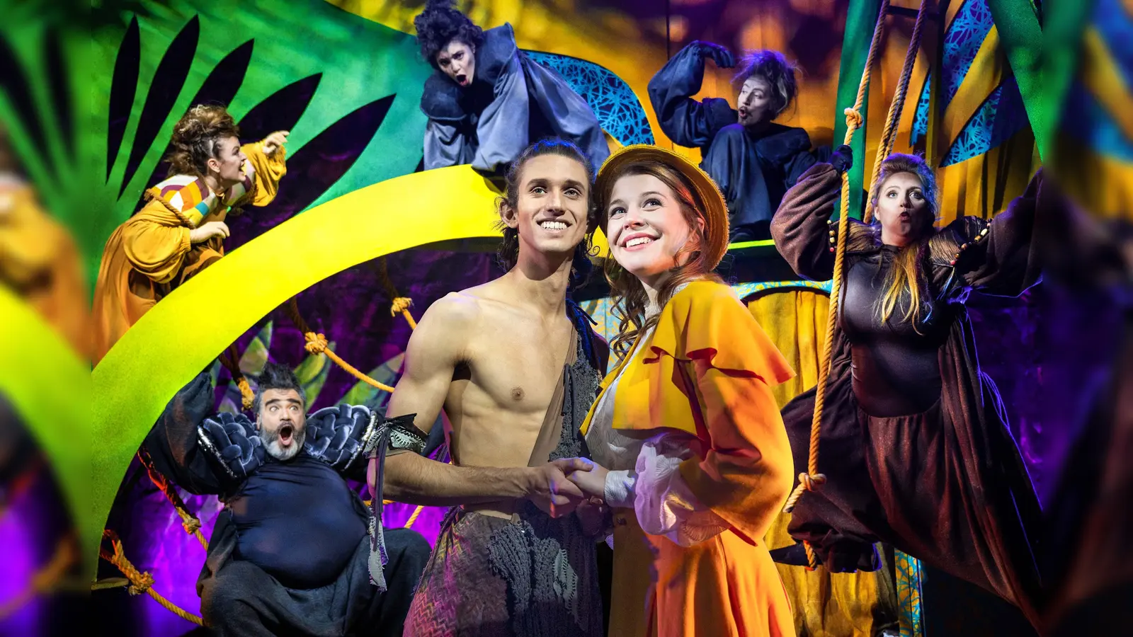 Fantasievolle Kostüme gibt es beim Tarzan-Musical zu sehen.<br> (Foto: Nilz Böhme)