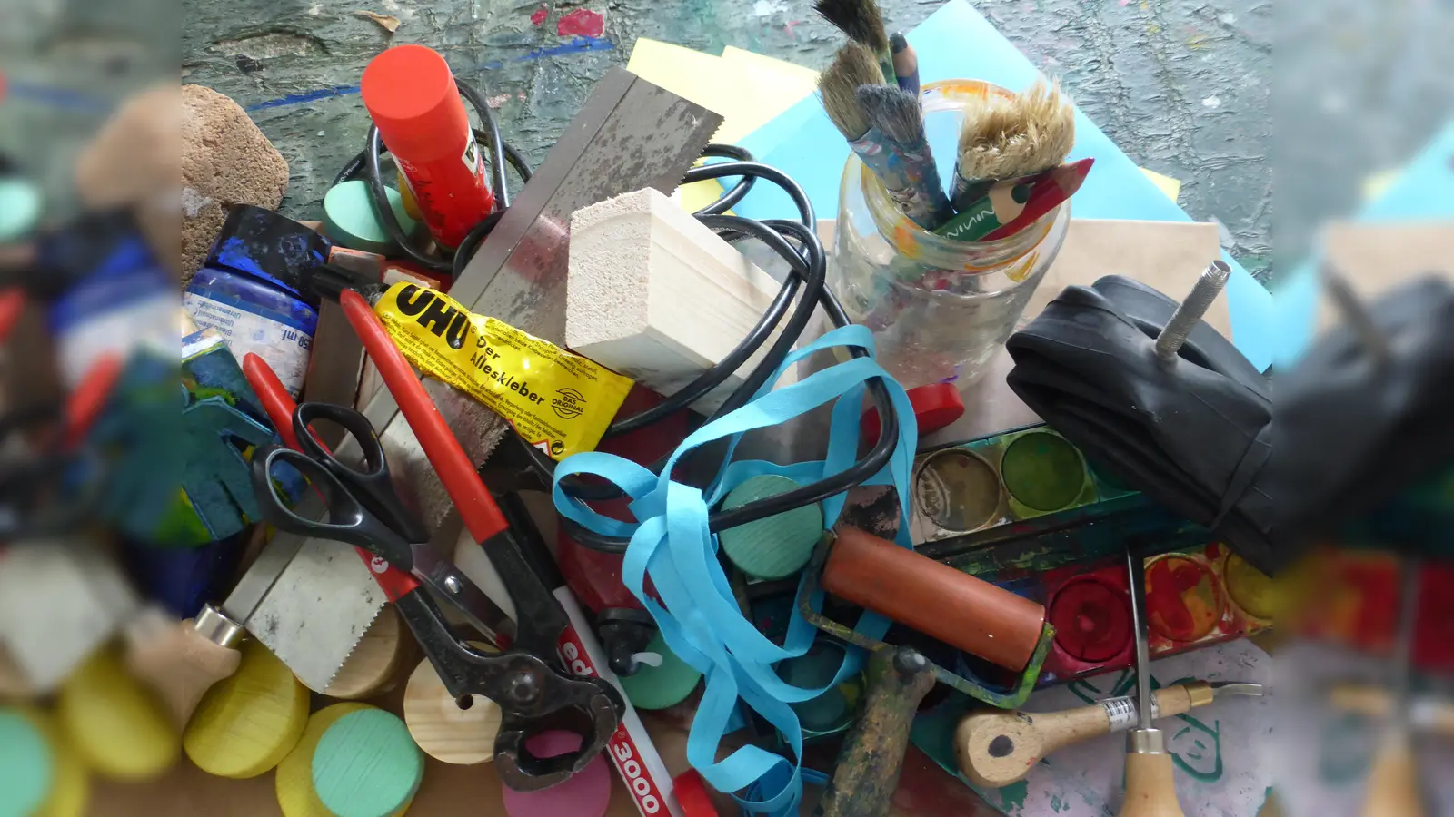 Verleihstation von Spielspaß für Kinder im Garten der Seidlvilla. (Foto: VA)