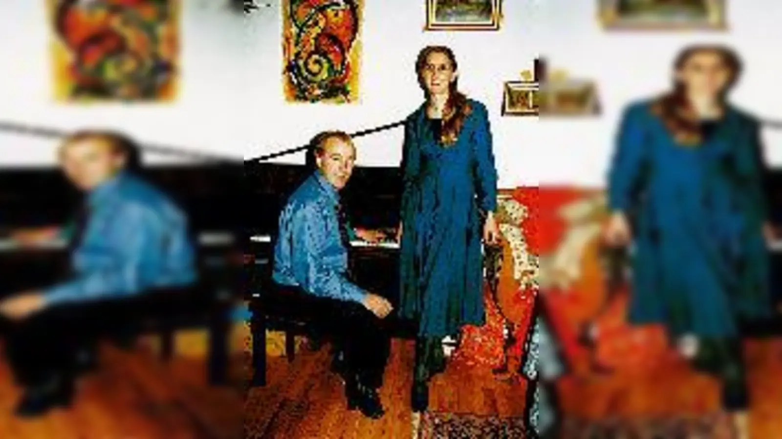 Maria Mayer und Otto Bertele spielen in der St. Georgskirche. 	 (Foto: Privat)