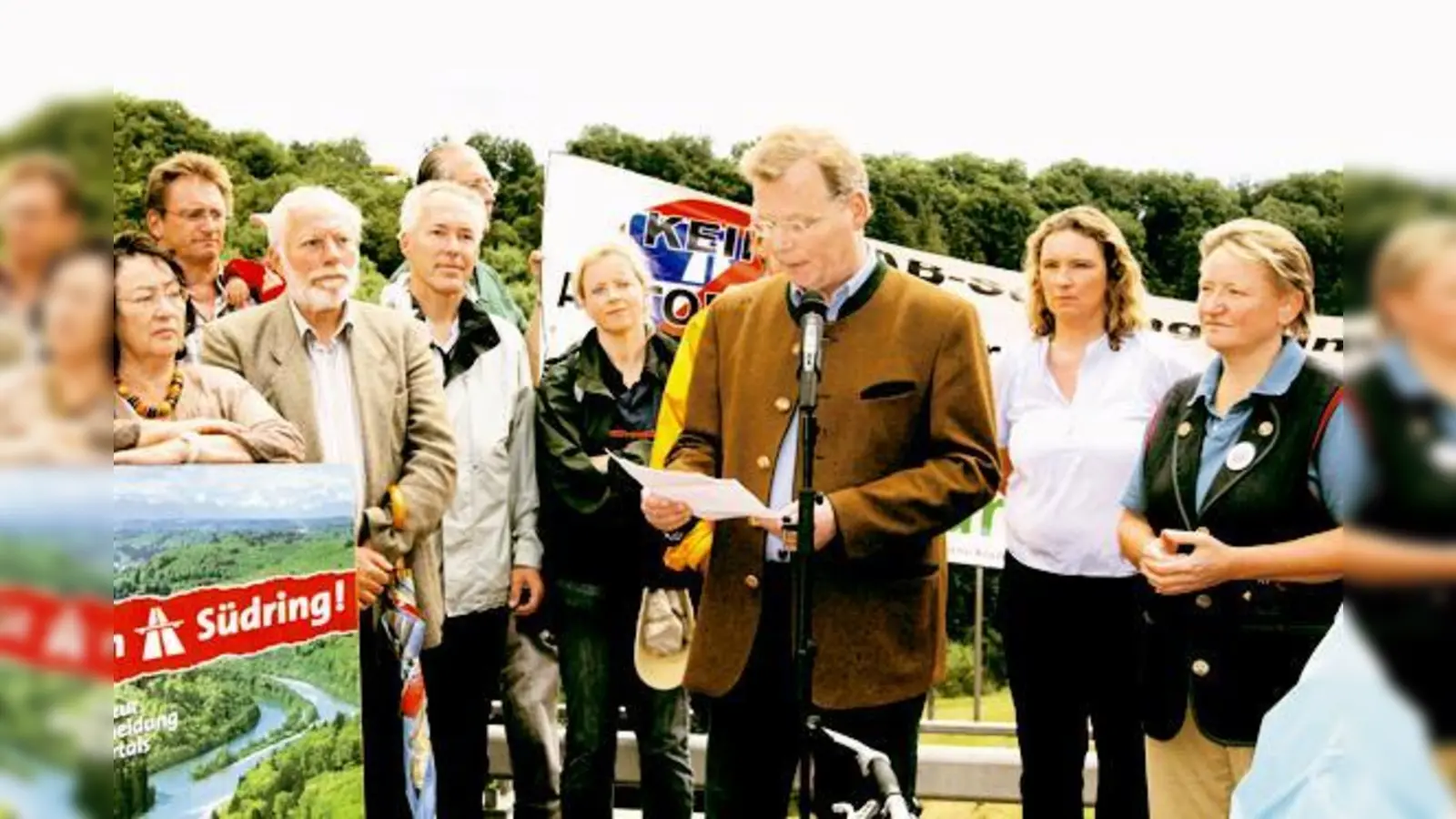 tBürgermeister Jan Neusiedl gehörte zu den Rednern der Radl-Demo.   (Foto: mst)