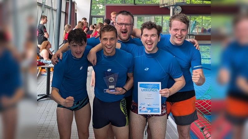 Zeigten ihre Klasse (von links): Raffaele Schmidt-Soletti, Matthias Gattinger, Andreas Lutzenberger, Sebastian Kölbl, Felix Brandl. (Foto: SV)