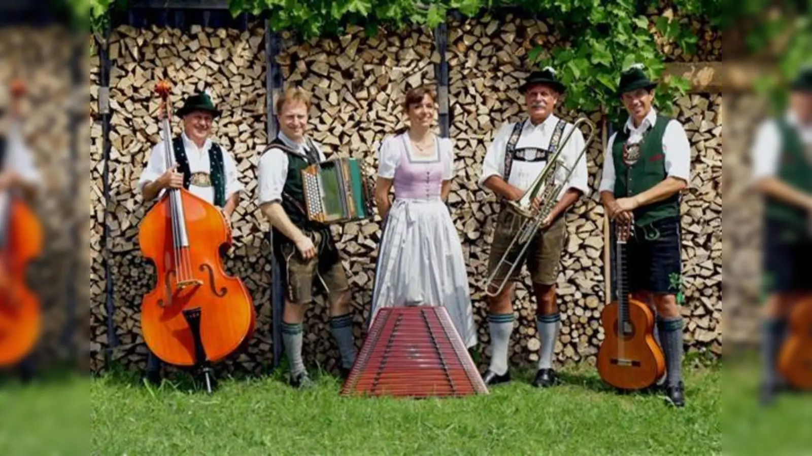 Die Jagerholzmusi spielt in der Besetzung Steirische Ziach, Ventilposaune, Hackbrett, Gitarre und Kontrabaß.   (Foto: VA)