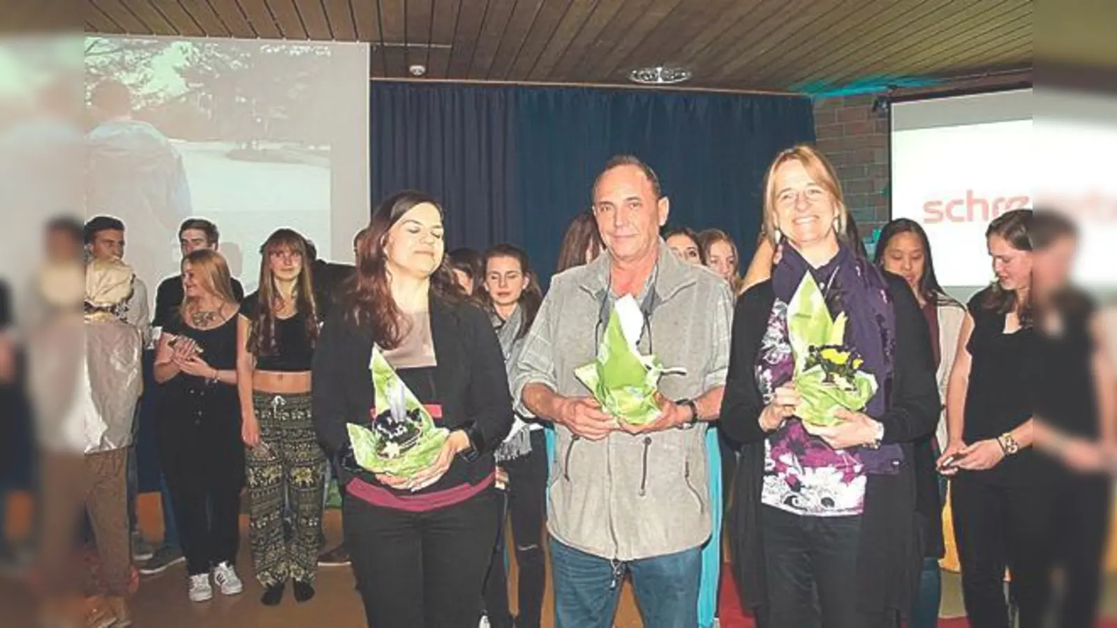 Peggy Gulden, Siegfried Priebe und Greta Schicker (v. li.) engagieren sich sehr bei der Organisation der »sozialen Woche« am COG.	 (Foto: COG)