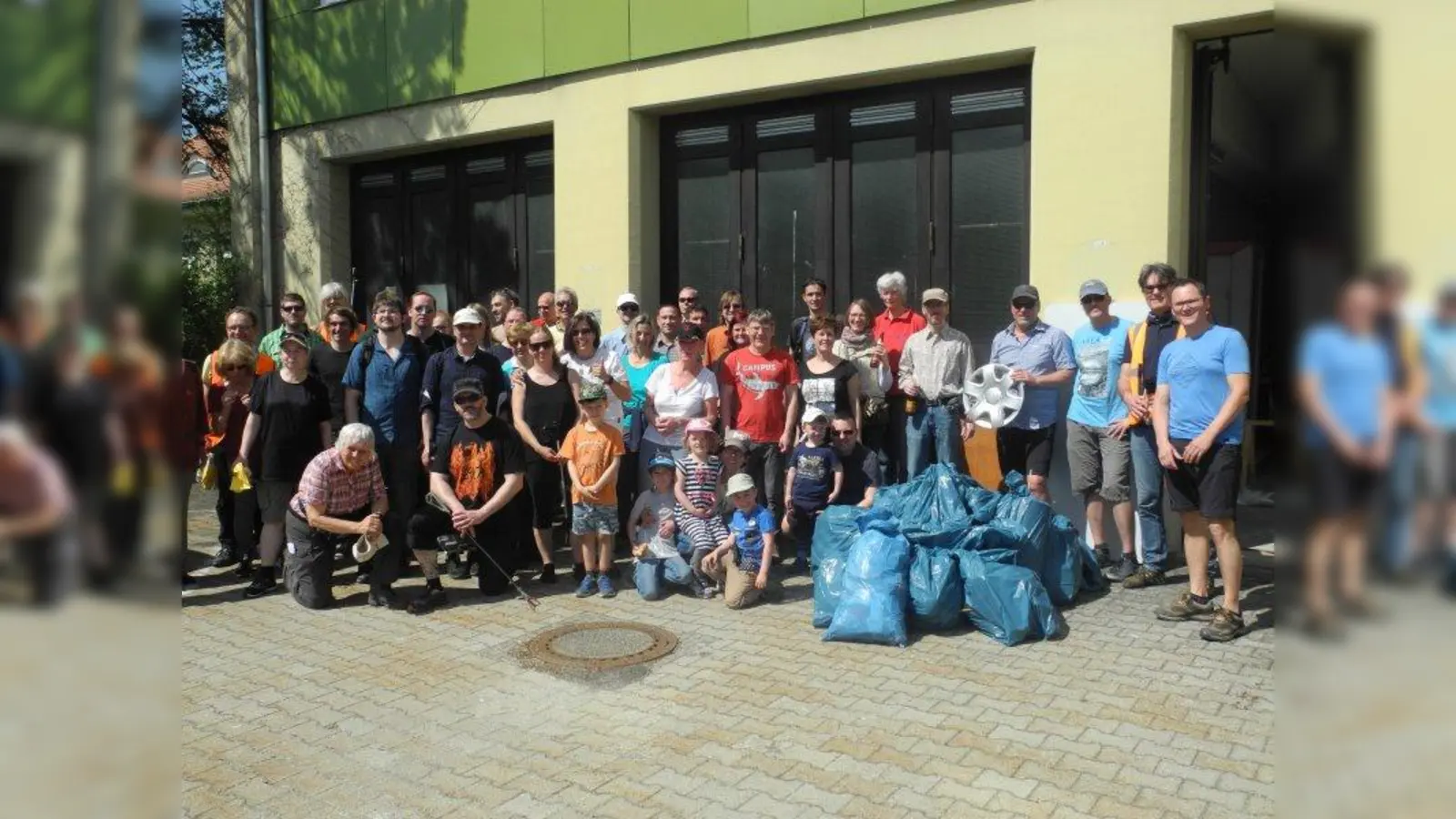 Viele fleißige Helfer haben in Neuried beim Ramadama geholfen. (Foto: Gemeinde Neuried)