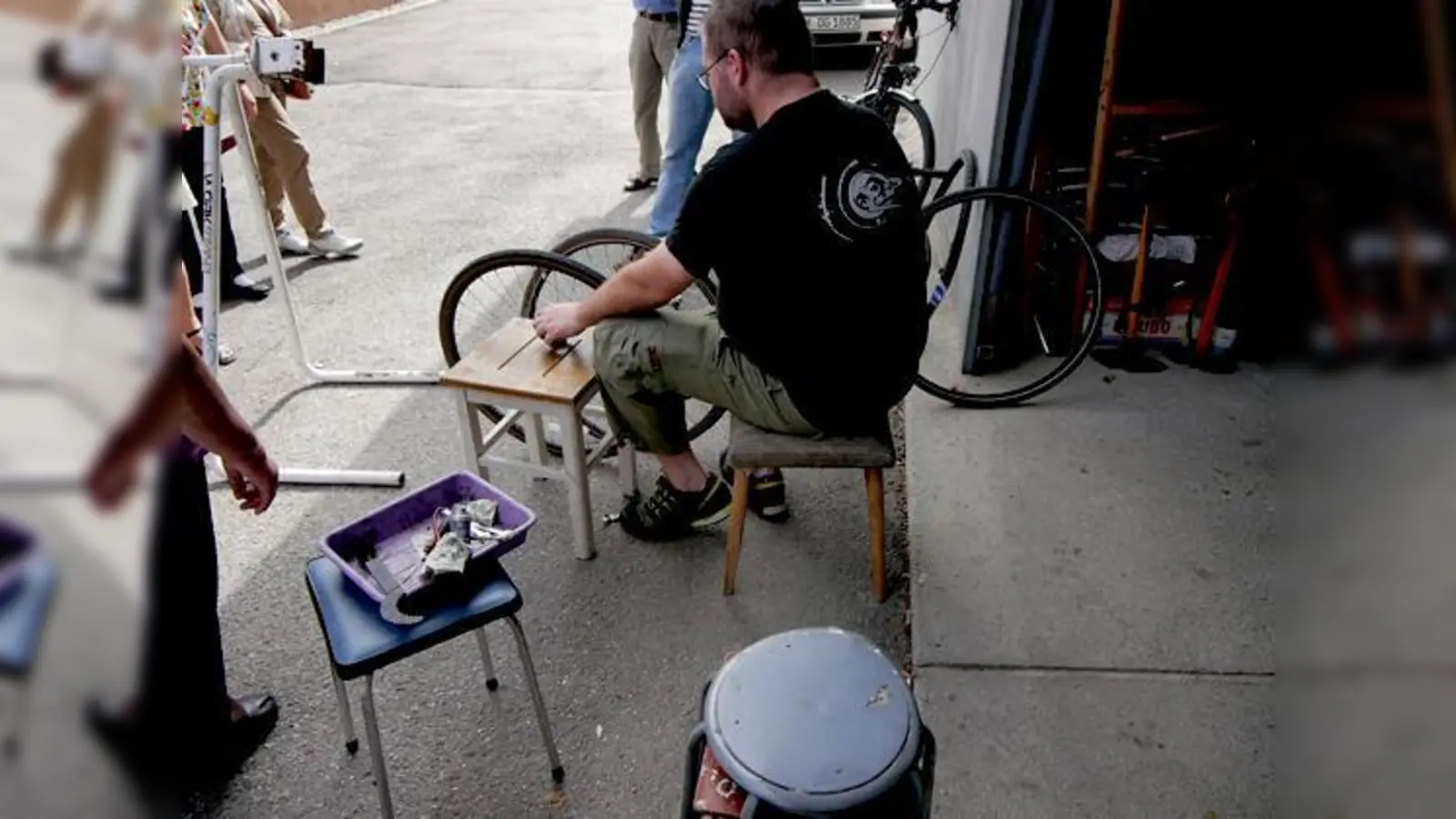 Fachliche Unterstützung gibt es vom Radexperten André Henkel.	 (Foto: VA)