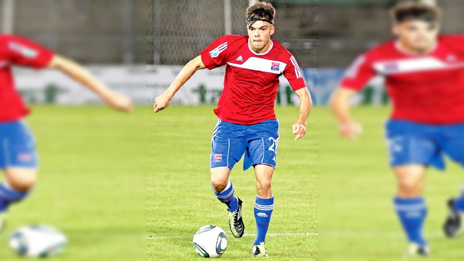 Roland Sternisko war im Testspiel gegen Lustenau mit einem Treffer erfolgreich. So kanns jetzt in der Dritten Liga weitergehen.	 (Foto: Glasl)