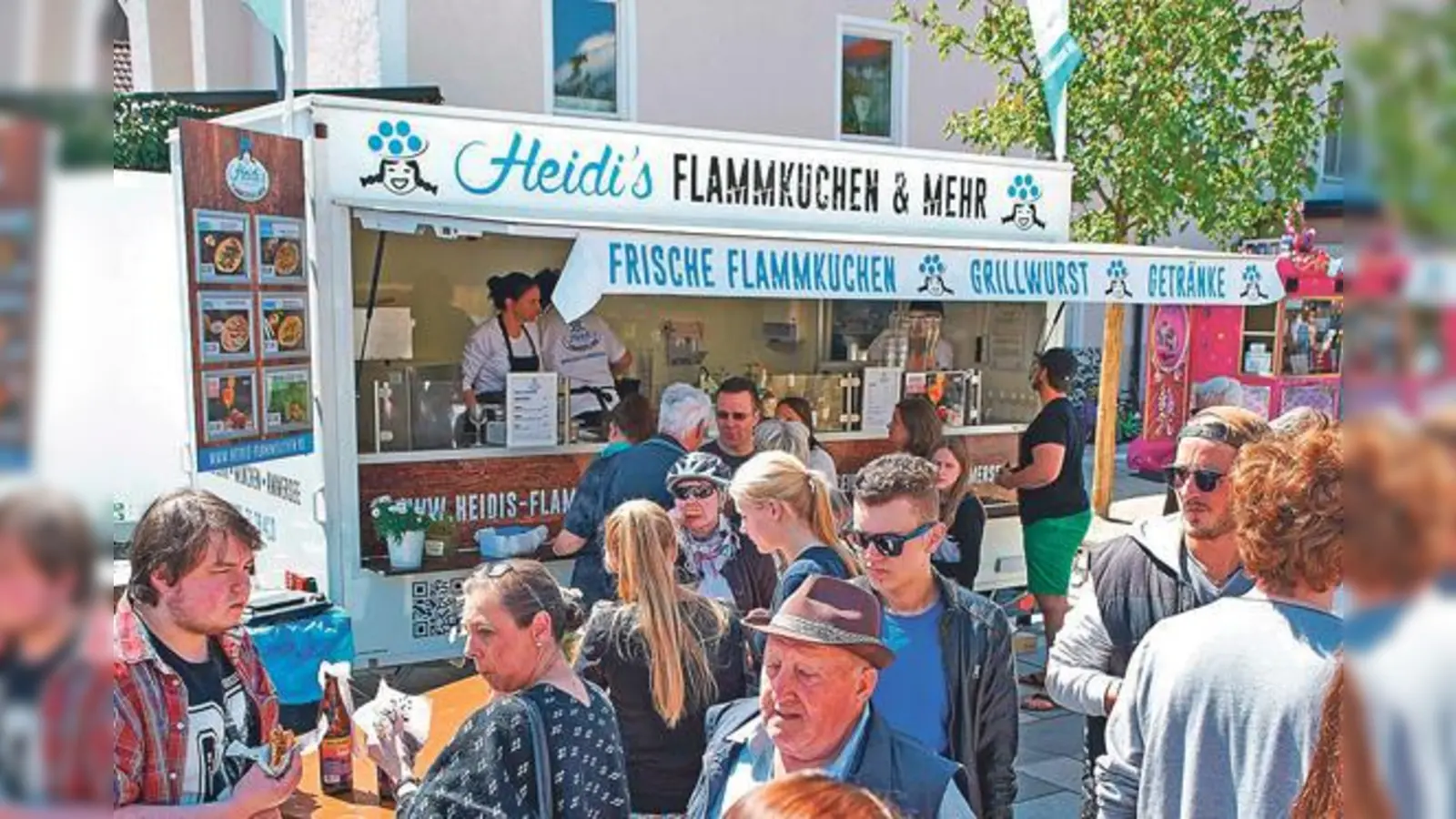 Vor Ort frisch zubereitet, damit punkten die Food-Trucks an diesem Wochenende beim Street Food Markt am Hausler-Hof.	 (Foto: VA)