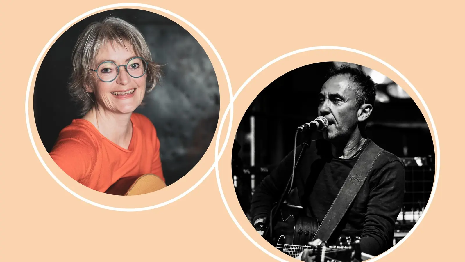 Samira Binder und Bob Eberl veranstalten gemeinsam ein Wohnzimmerkonzert. (Foto: Binder)