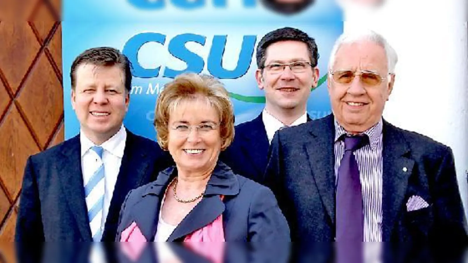 Die neue Vorstandschaft der CSU Oberföhring-Johanneskirchen: Vorsitzender Stadtrat Robert Brannekämper mit seinen Stellvertretern Brigitte Stengel, Klaus Huber und Helmut Kronthaler (v. li.). (Foto: Privat)