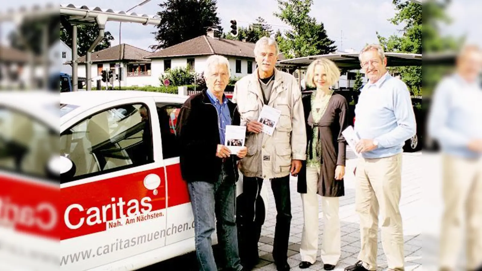 Helfen gerne, wenn Not am Mann ist: Erwin Scharl, Dieter Kuttig, Gabriele Zapf und Bernt Romberg die beim neuen Projekt des Freiwilligen-Zentrums der Caritas, der Mobilen Werkstatt mitmache.  (Foto: Woschée)