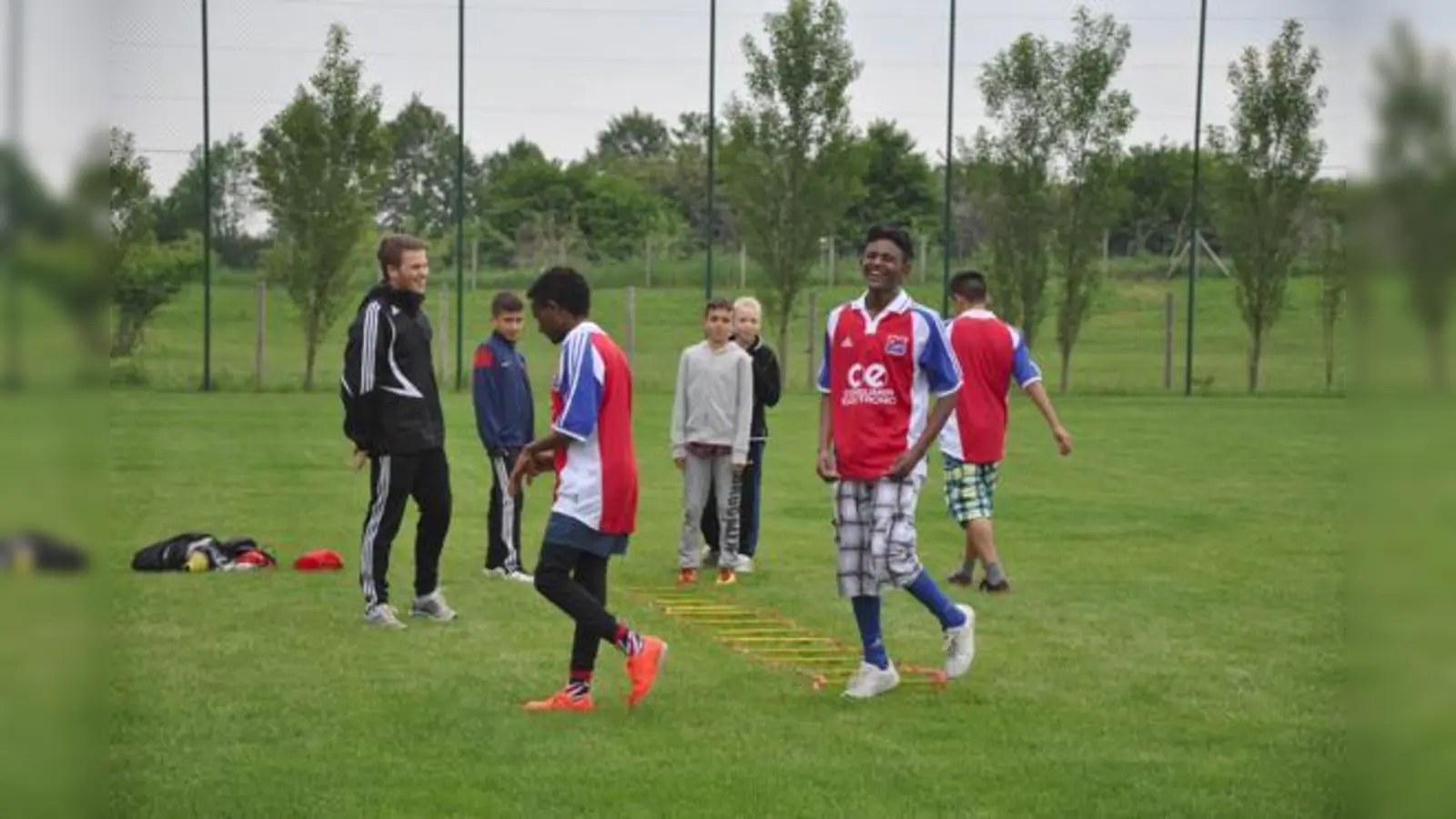 Gemeinsam Sport treiben erleichtert jungen Flüchtlingen die Integration. 	 (Foto: VA)
