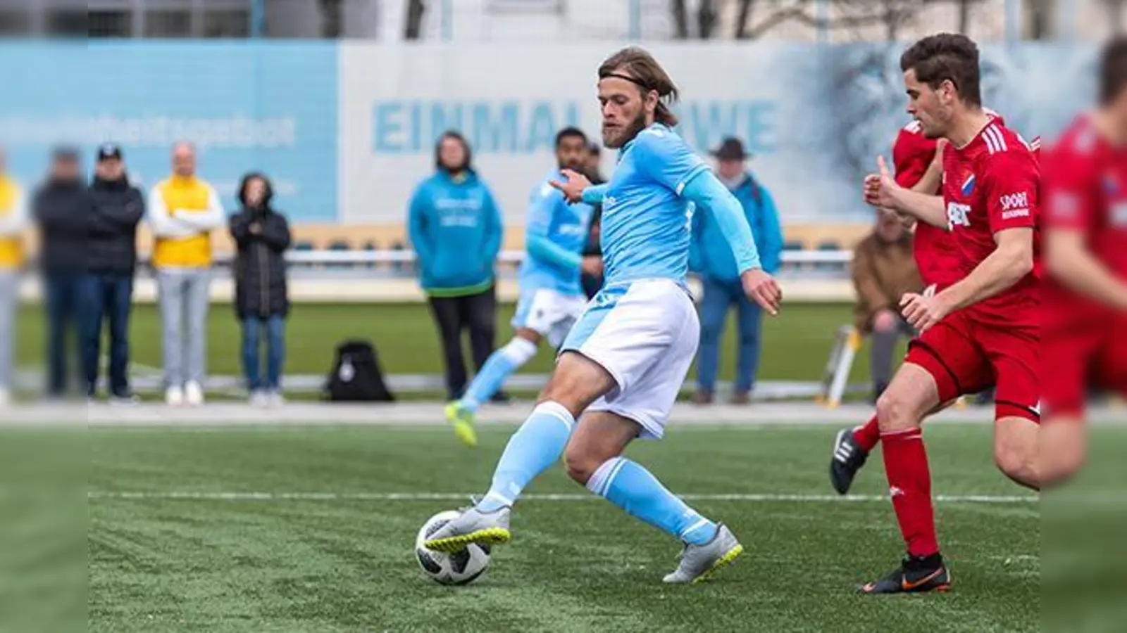 Siegtorschütze: Kristian Böhnlein.  (Foto: Anne Wild)