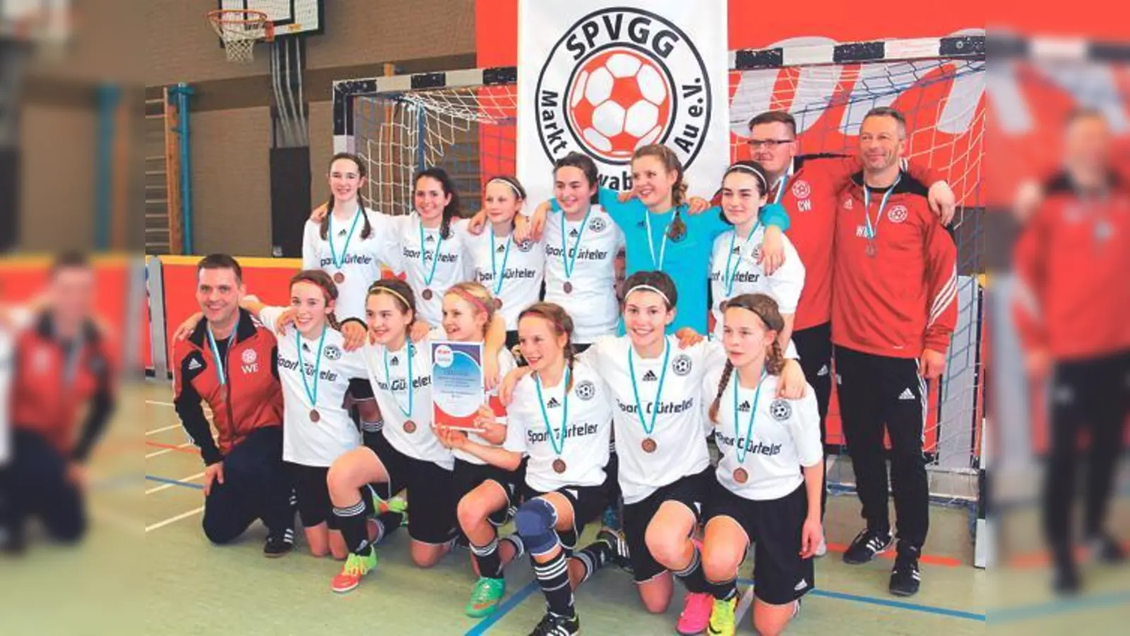 Strahlende Gesichter am Ende angesichs der erkämpfen Medaillen. 	 (Foto: VA)