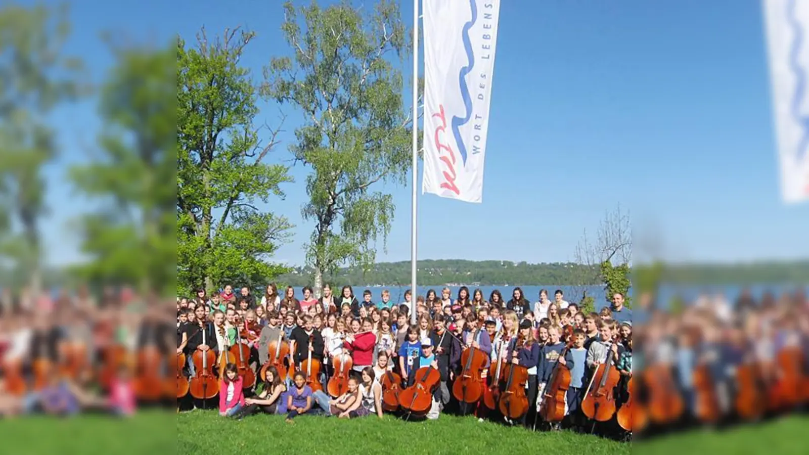 Eine Schule musiziert: Beim Sommerkonzert des Kirchseeoner Gymnasiums bieten sehr viele Schüler ein fulminantes Orchesterspektakel.  (Foto: VA)