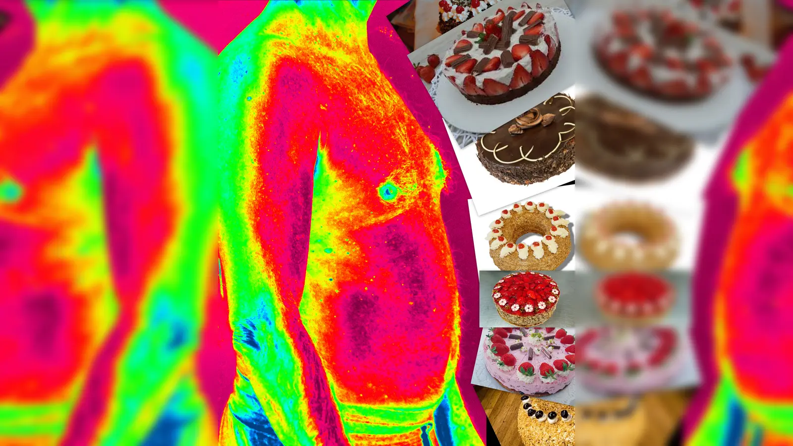 "The Germans Will Put Some Fat on You" lautet der Titel dieser Fotomontage. (Foto: VA)