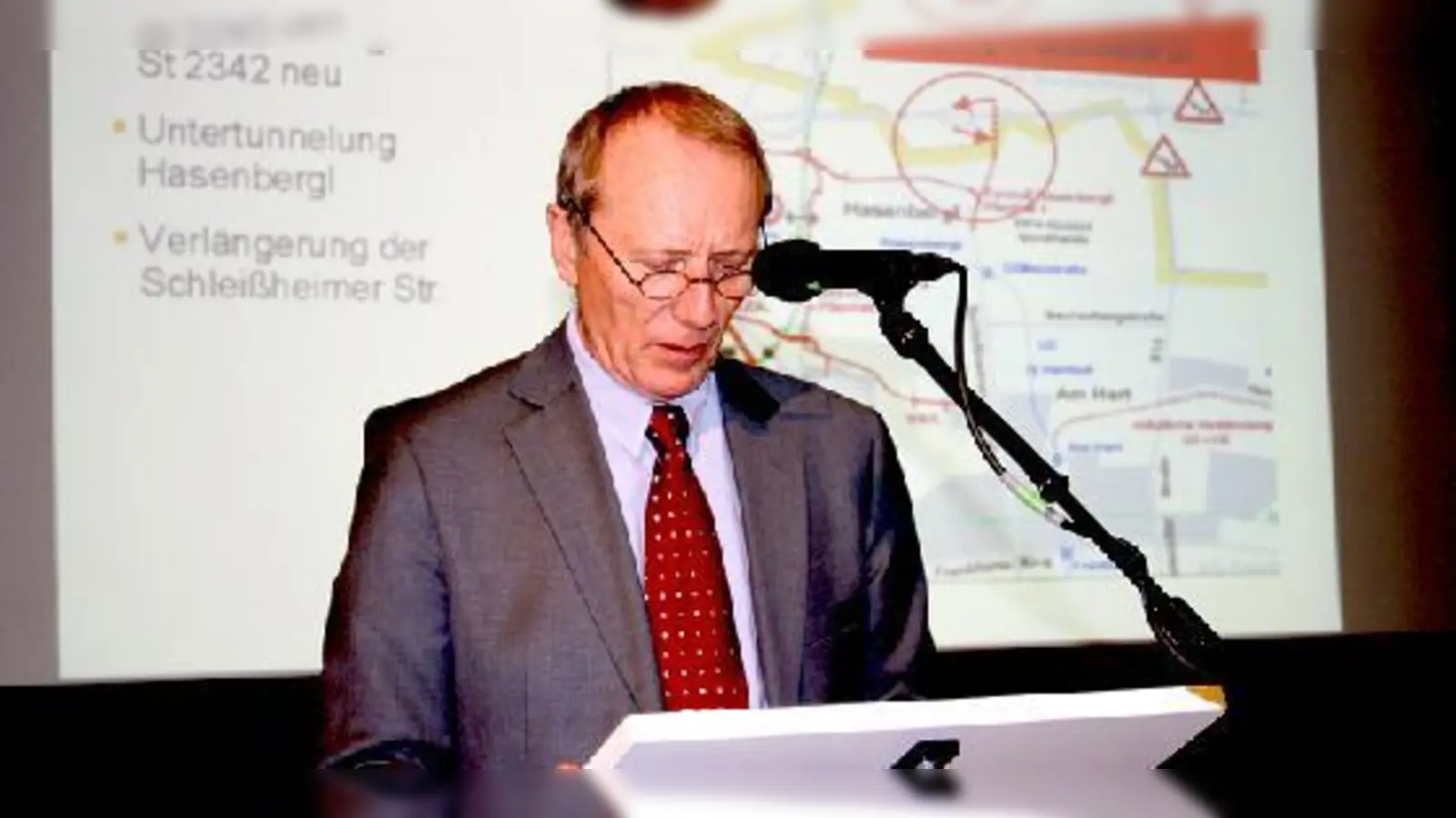 Hep Monatzeder kündigte an, dass in diesem Frühjahr mit den genauen Ergebnissen der Verkehrsuntersuchung zu rechnen sei. 	 (Foto: ws)