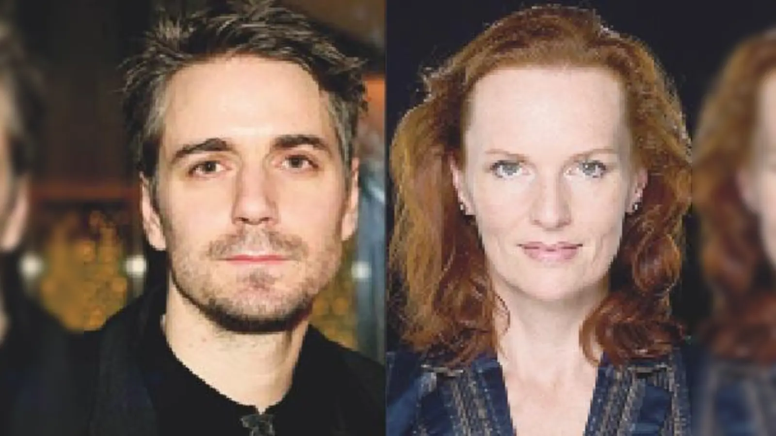 Jens Harzer liest in der Bibliothek. Mit von der Partie ist auch Elena Rublack.  (Fotos: Veranstalter)