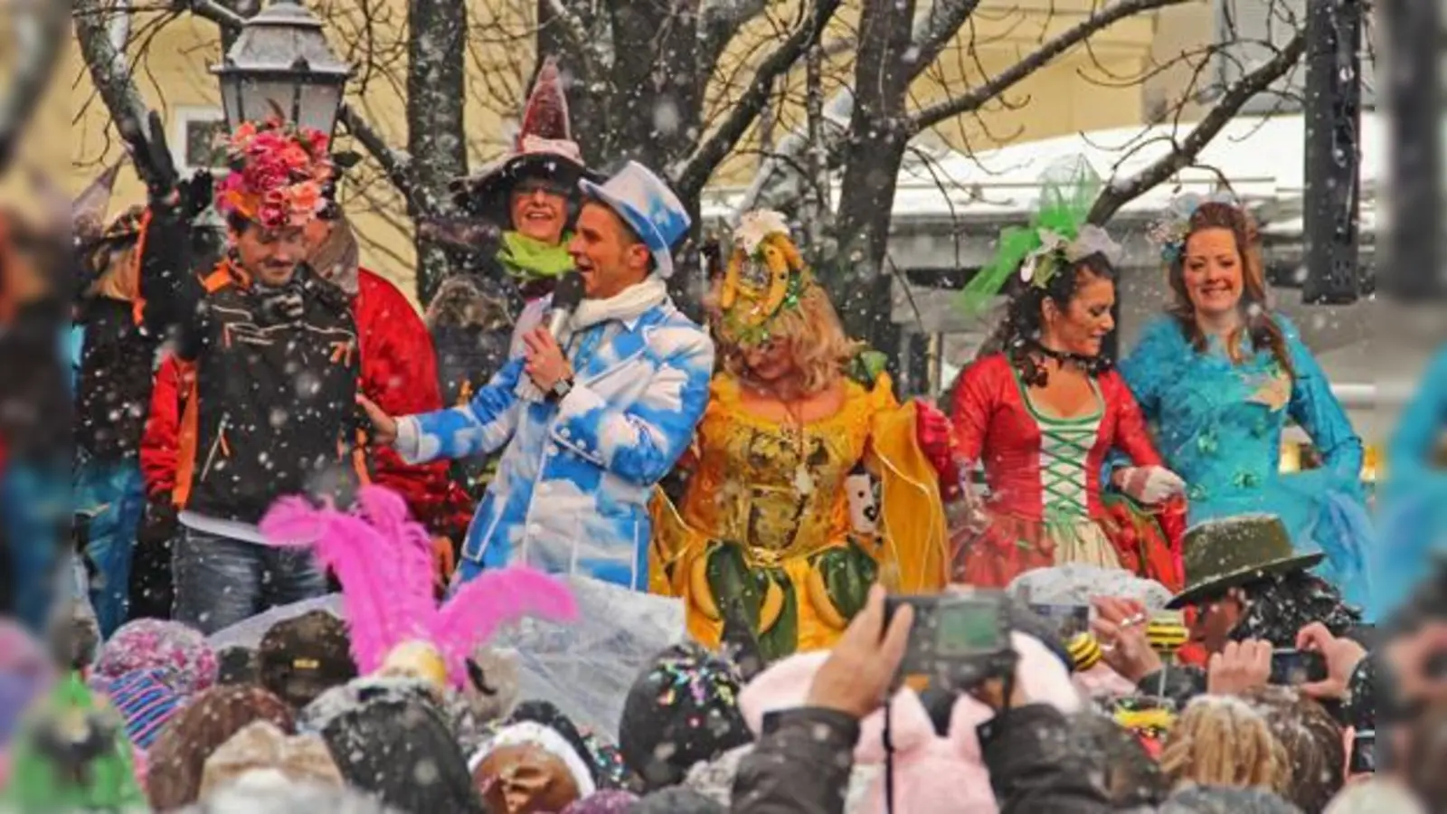 Das närrische Treiben strebt in der Münchner Innenstadt seinem Höhepunkt zu.	 (Foto: Werner Boehm)