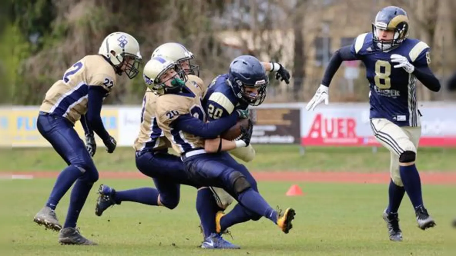 Auch Rookie Vincent Wenk wusste zu gefallen und stoppte die Gegner oft wirkungsvoll.	 (Foto: Christiane Biegert)