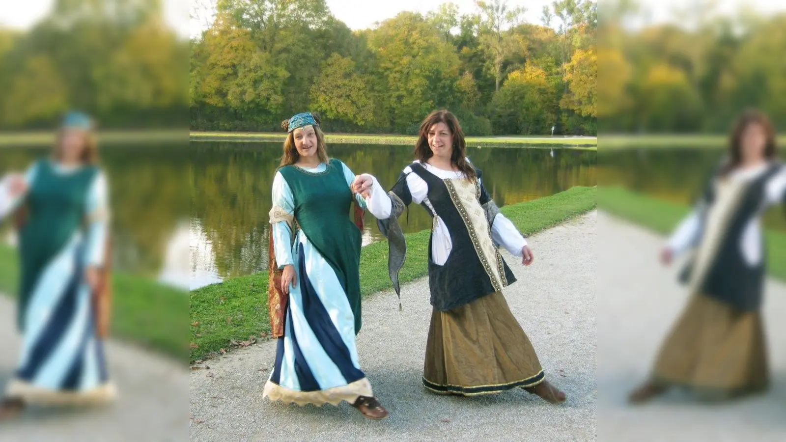 Lieder aus der Heimat und fernen Ländern: Das Duo Okzitanis bringt die Klänge des Mittelalters nach Fürstenried. (Foto: Black Flag Records)