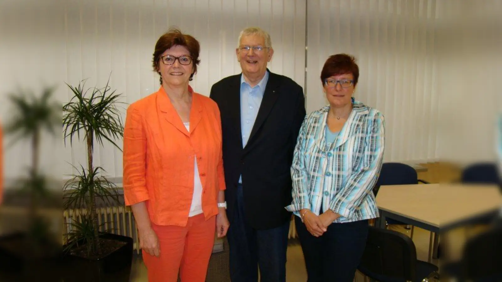 Sonja Thiele, Hans-Joachim Lutz und Ingrid Fütterer. (Foto: pst)