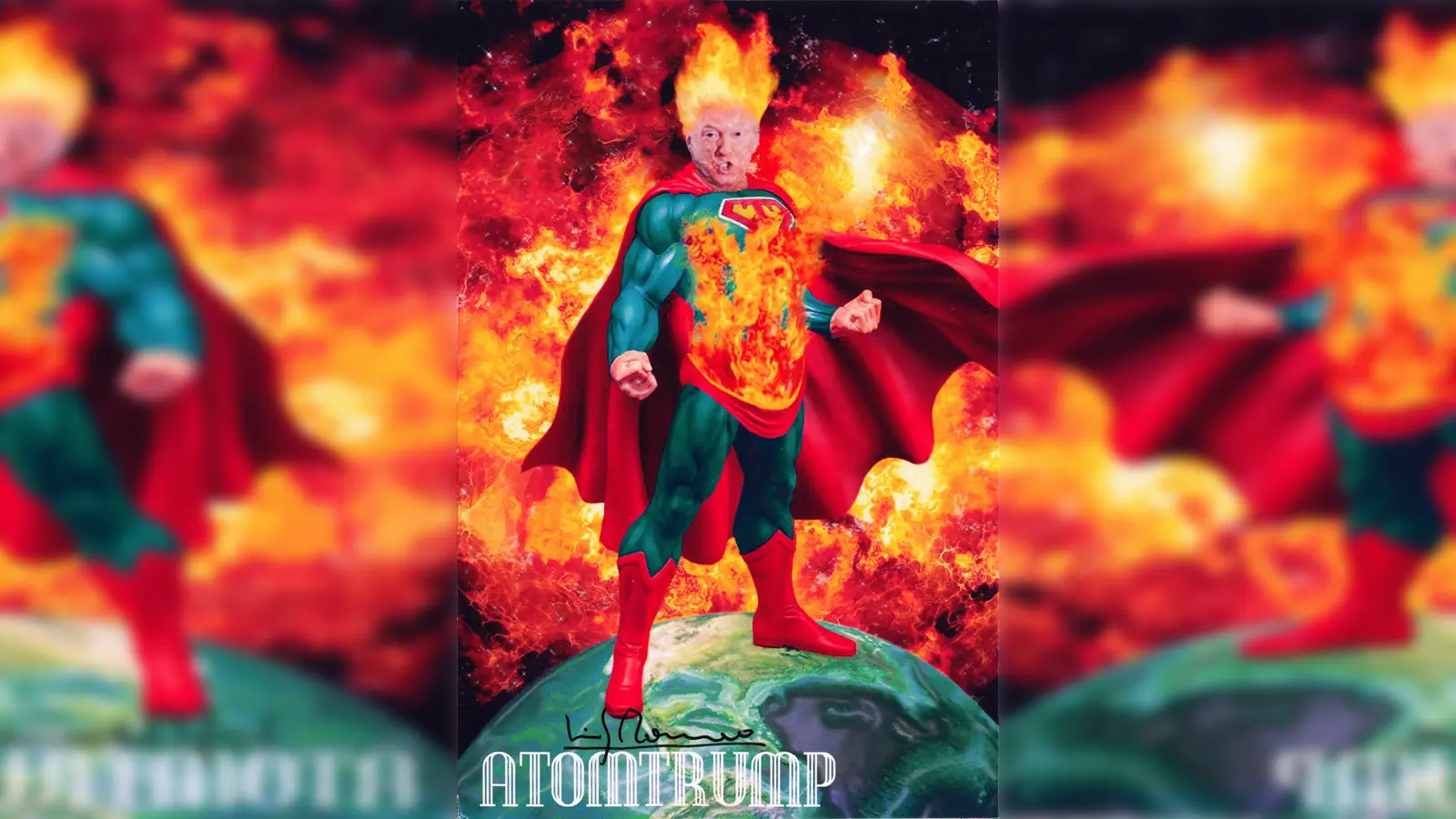 Eine polariesierende Ausstellung im Kunsttreff Moosach. (Foto: VA)