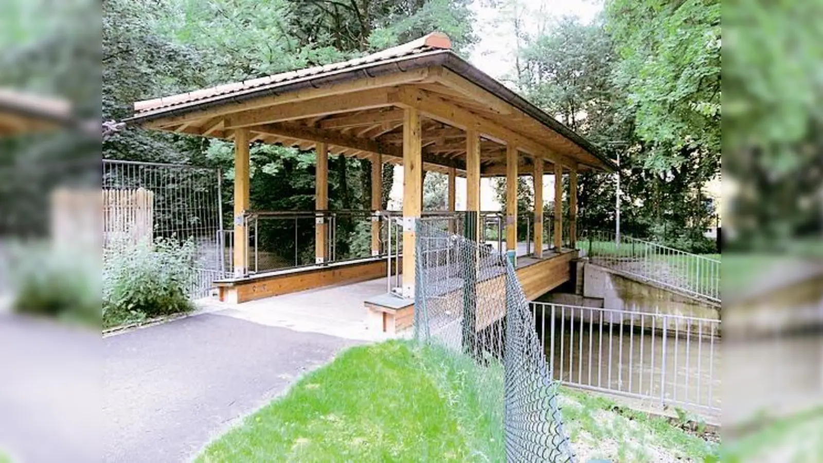 Die Brücke im Scharfzantweg erhält vom Hand­werkerdorf München einen Brückenstein.	 (Foto: VA)