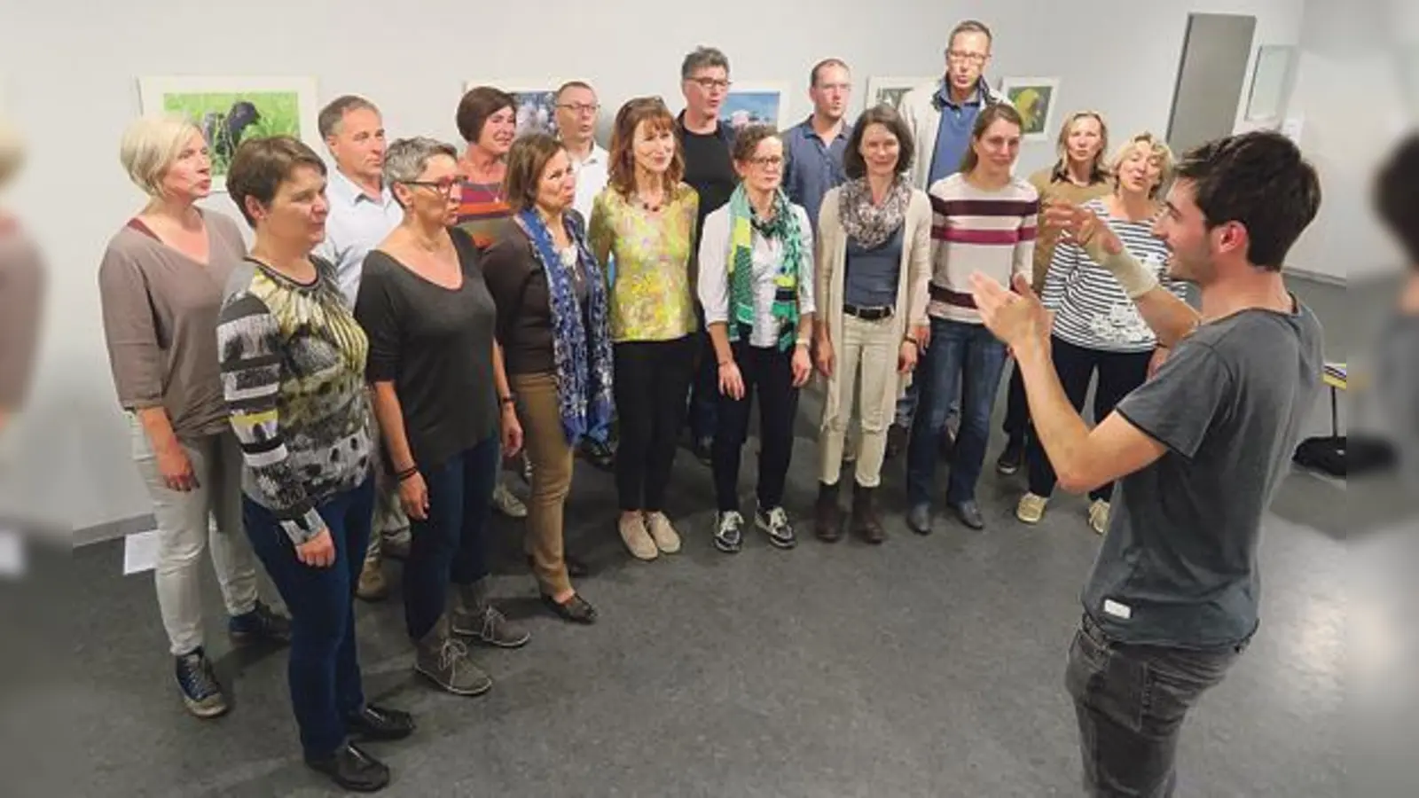 Der Chor trifft sich immer mittwochs ab 19.45 Uhr zum  gemeinsamen Proben im Kulturzentrum. (Foto: VA)