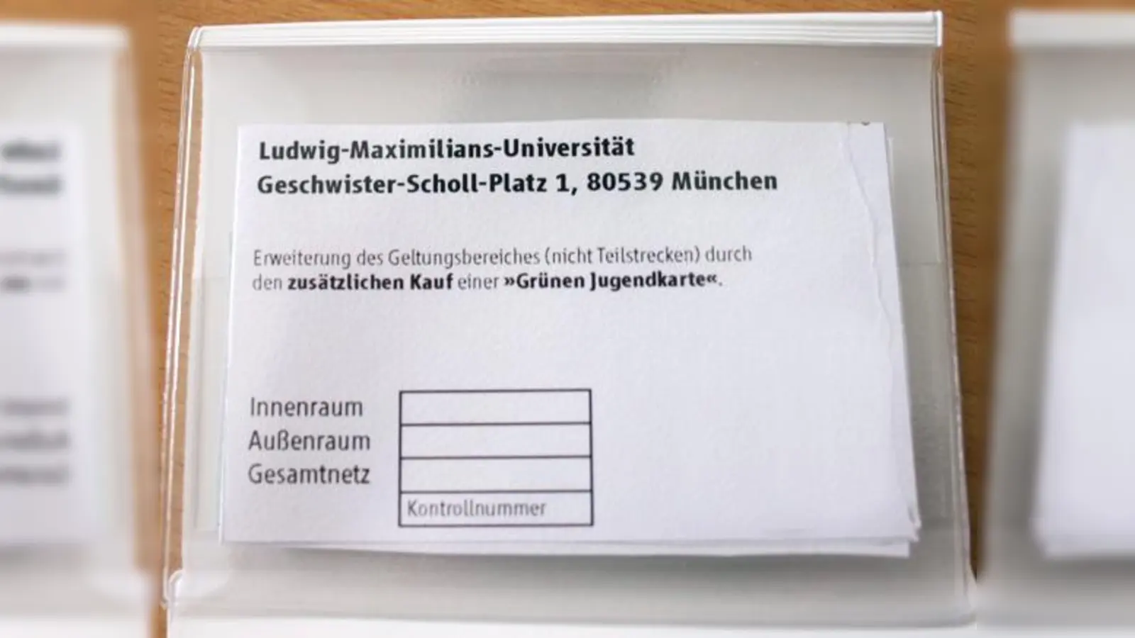 So sieht die Karte aus, mit der Münchner Studenten derzeit vergünstigt den MVV nutzen können.  (Foto: ms)
