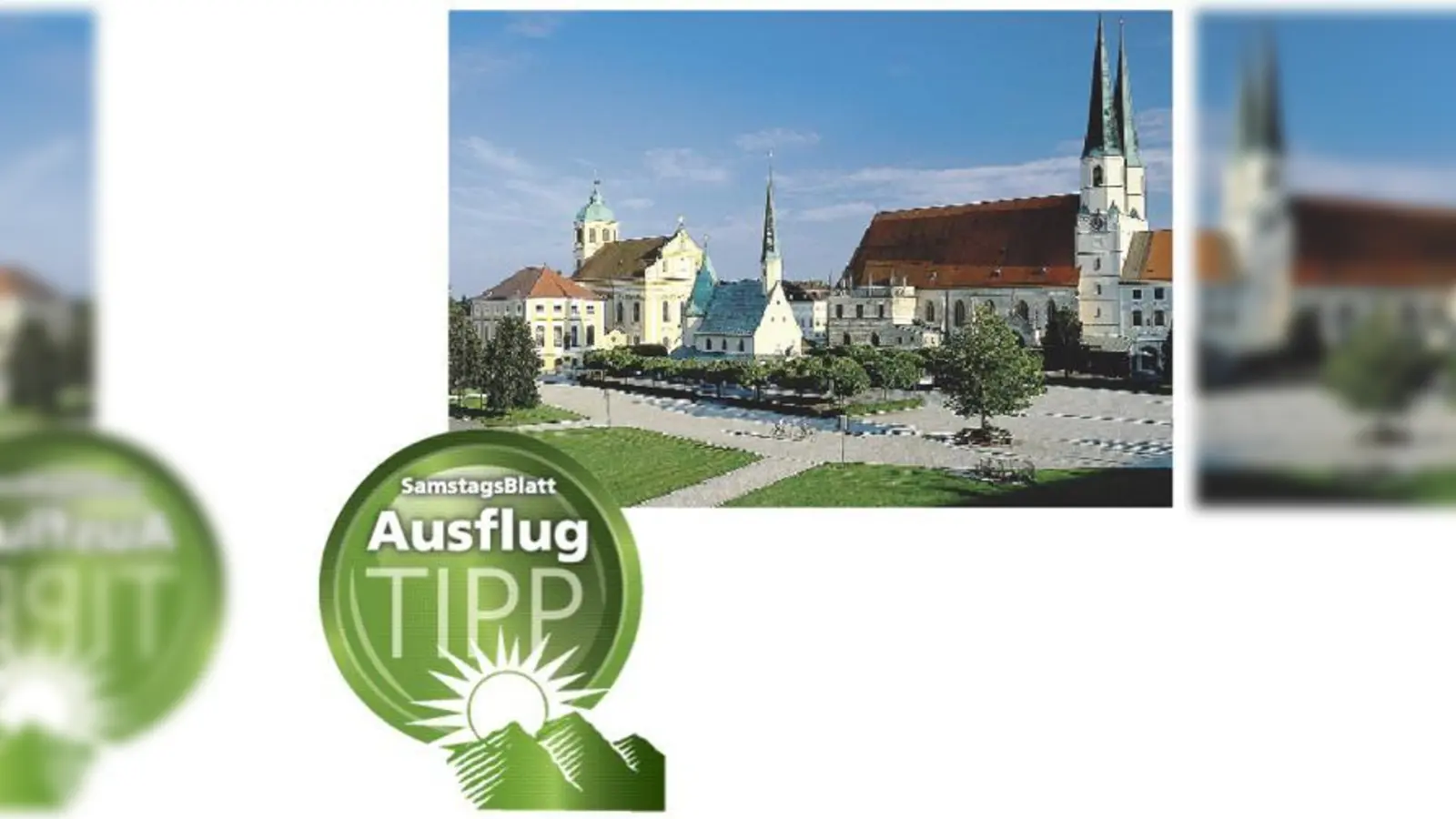 Von Barockgebäuden gesäumt: Der Altöttinger Kapellplatz.	 (Foto: H. Heine)