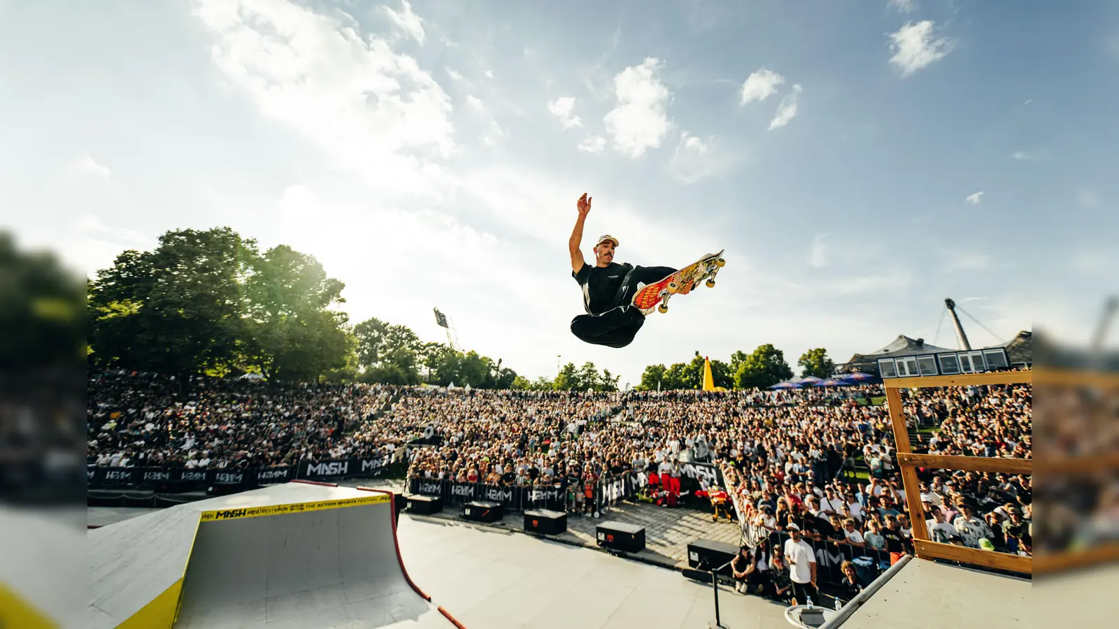 Aufregenden Actionsport live und pur bietet MASH an drei Tagen im Olympiapark.  (Foto: © Fabian Stoffers)