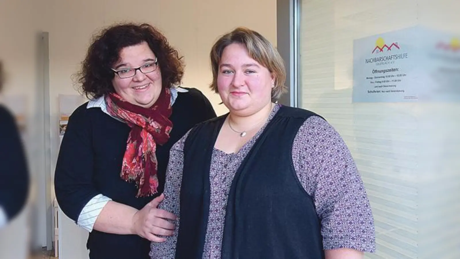 Ursula Rammelmaier und Marlene Schelle arbeiten gemeinsam am neuen Projekt der Nachbarschaftshilfe Sauerlach sehr erfolgreich miteinander. 	 (Foto: hw)