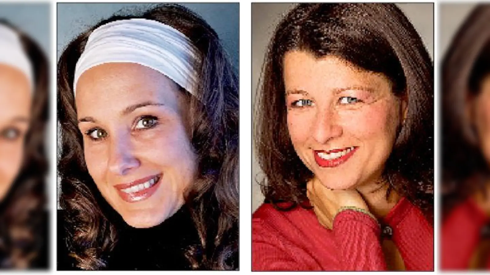 Olivia Pop (links) und Barbara Schmid Gaden zum Jahreswechsel in Trudering.	 (Fotos: VA)