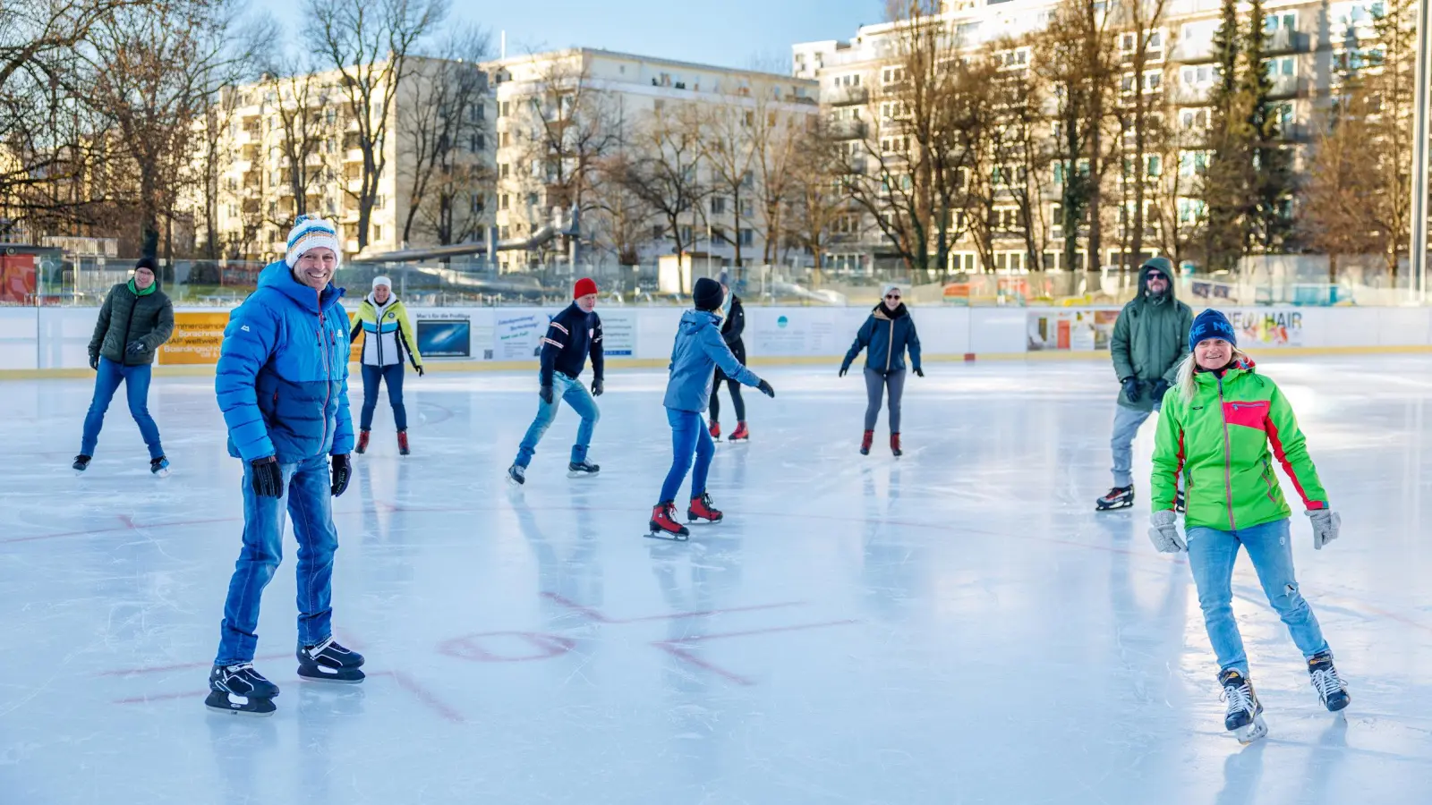 Die Eislaufsaison im Prinzregentenstadion beginnt heuer am 31. Oktober. (Foto: SWM/Stefan Obermeier)