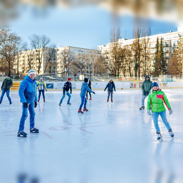 Das Prinzregentenstadion lädt ab 15. November wieder zum Eislaufen ein. (Foto: SWM/Stefan Obermeier)