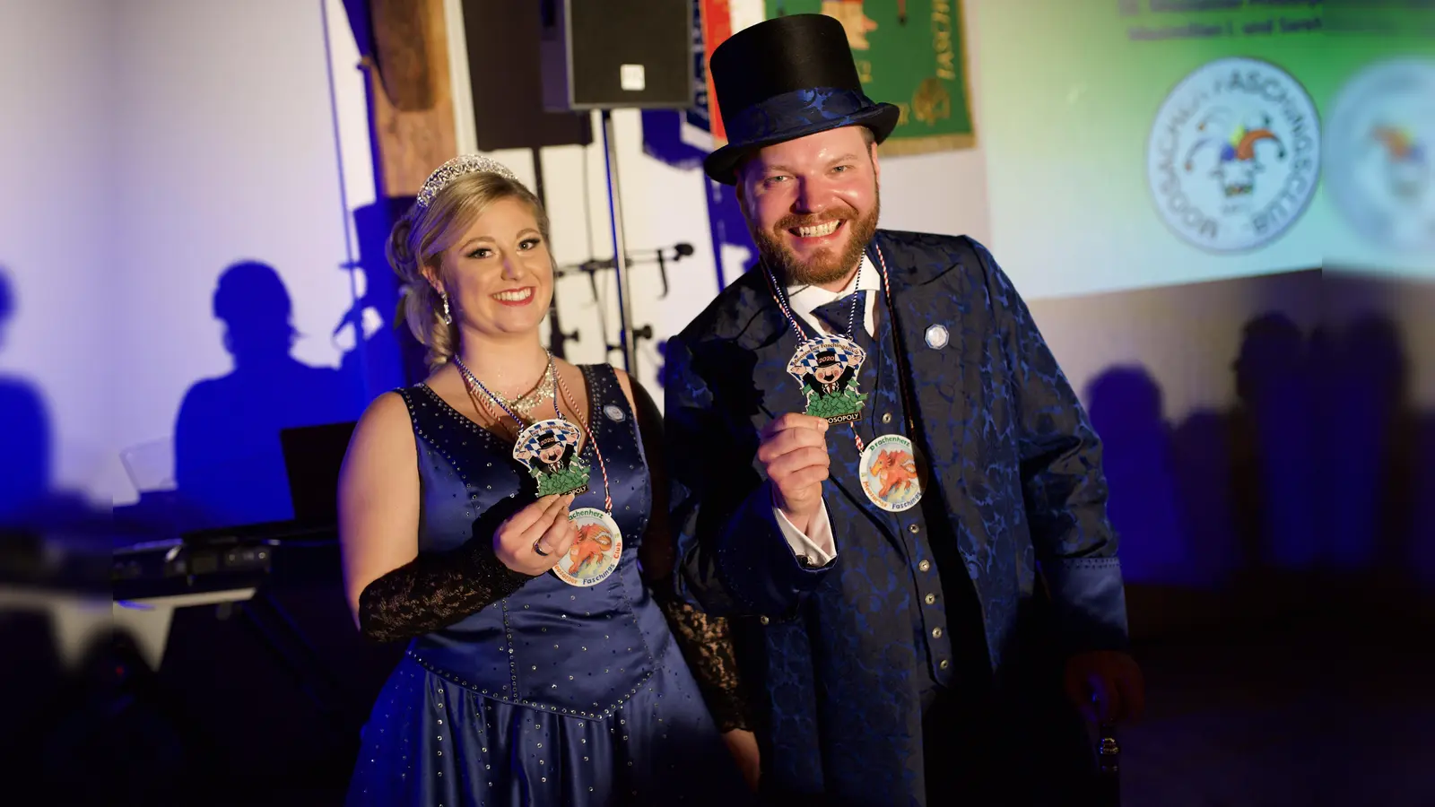 Das Moosacher Faschingspaar freut sich, in der neuen Saison eine tragenden Rolle zu spielen. (Foto: VA)