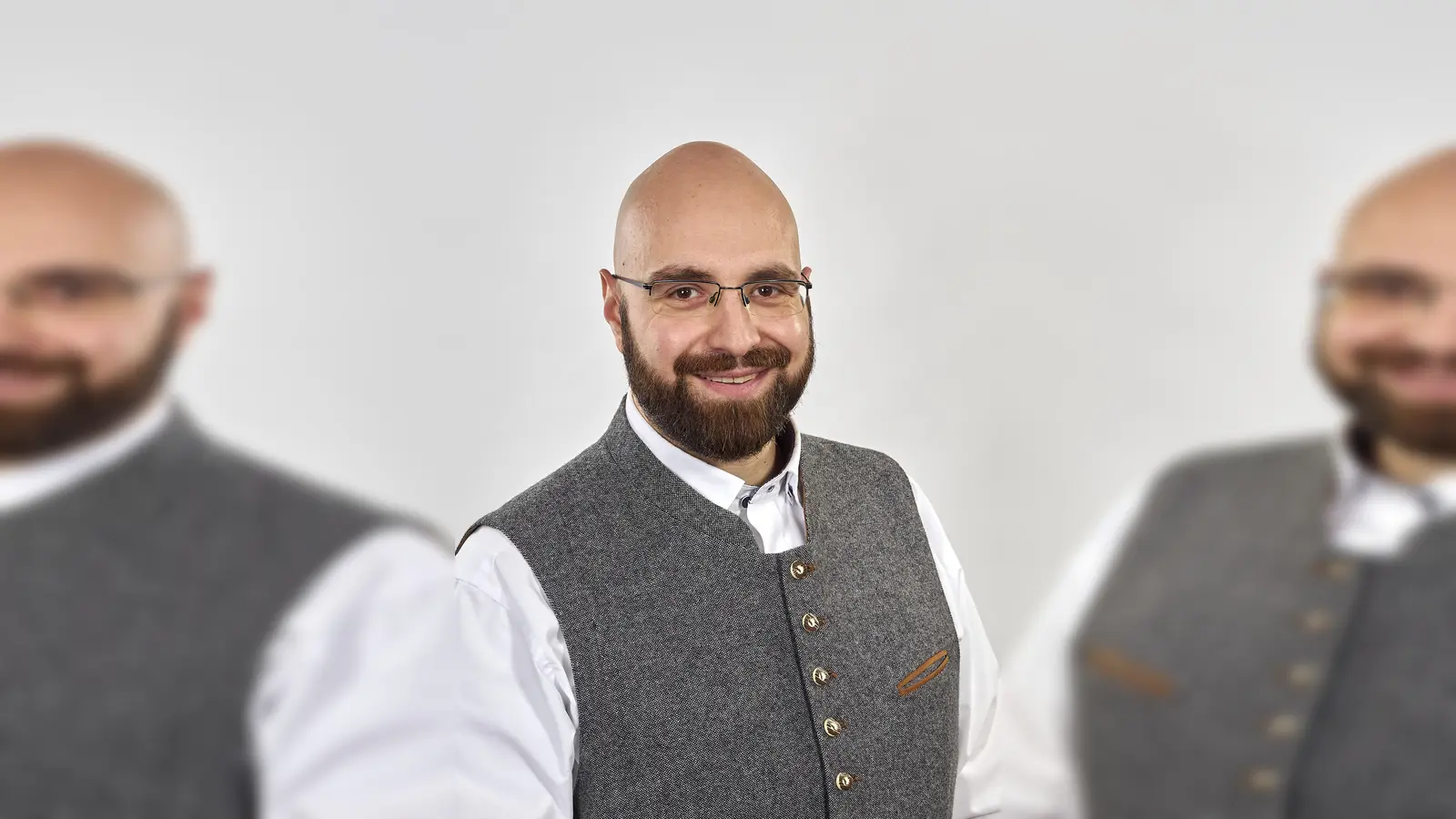 Kirchseeon, SPD Ortsverein, Portraits für Kommunalwahlkampf 2020. hier: Domenico Ciccia, Bürgermeisterkandidat (Foto: Peter Hinz-Rosin)