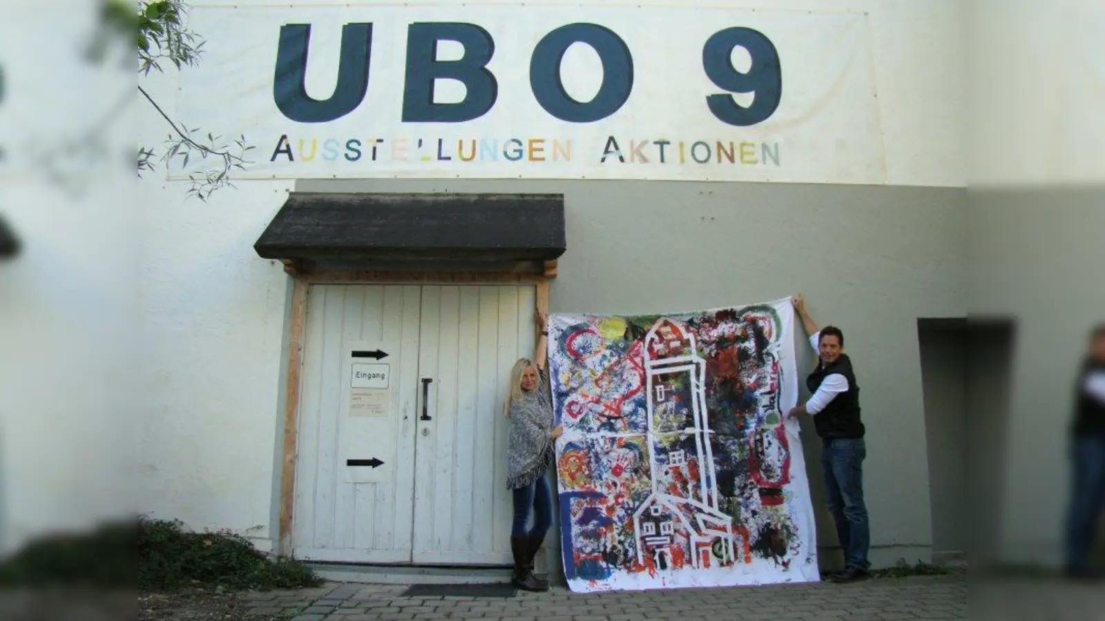 Nicole Hartmann und Daniel Eichin laden zum Malen in das Ubo 9. (Foto: pst)