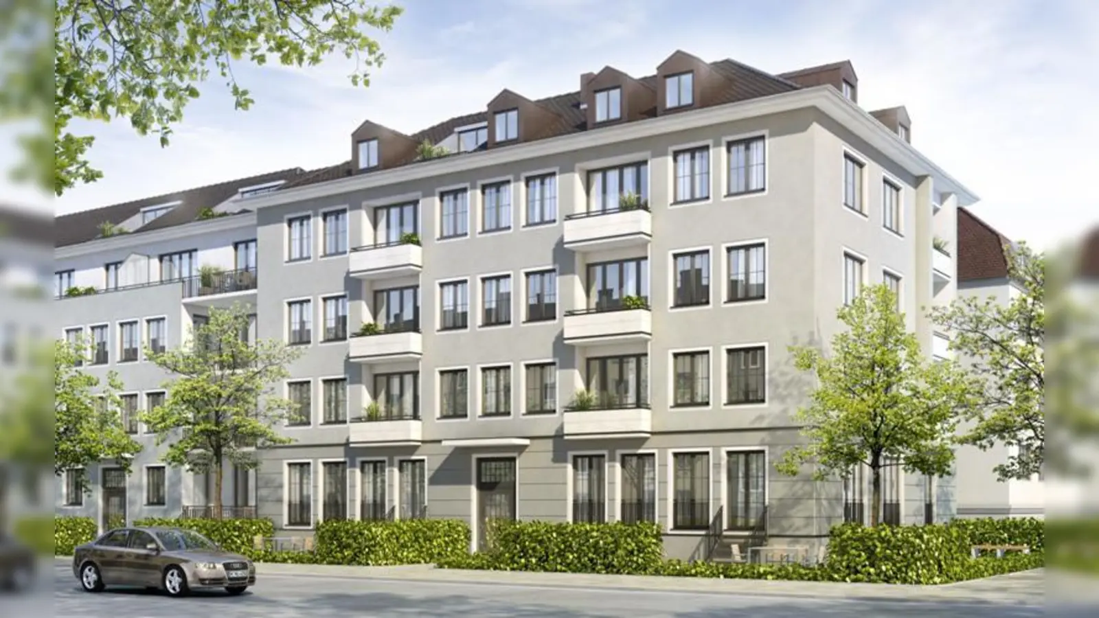 Eleganz und Stil ist nicht nur für die Fassade prägend: Die Walser Immobiliengruppe startet den Verkauf von LAMONT in Alt-Bogenhausen. (Foto: pi)