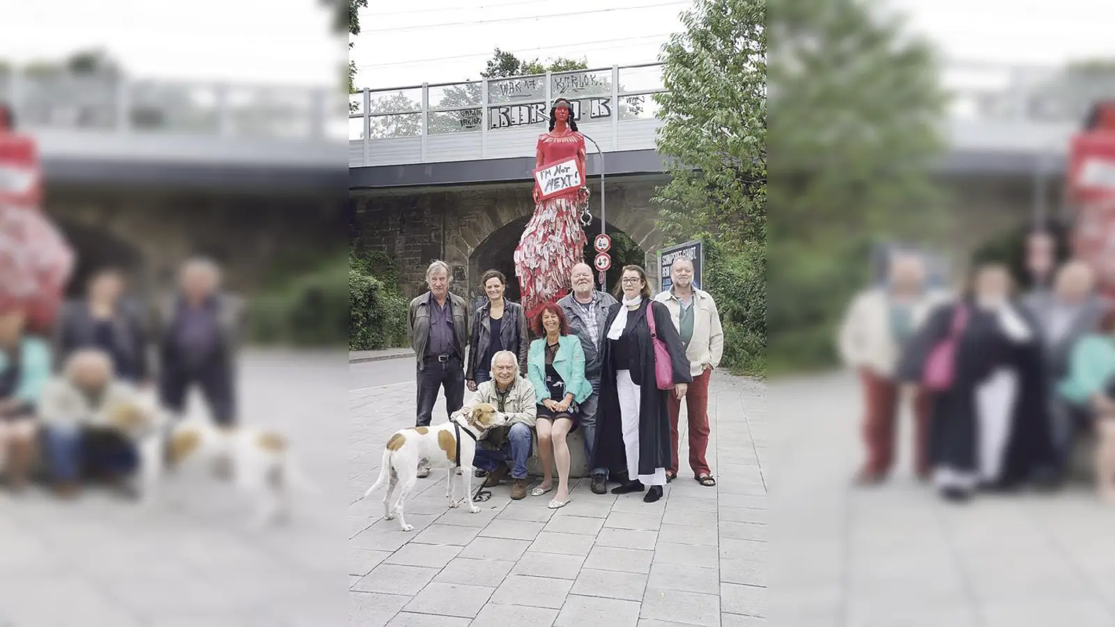 Dreh- und Angelpunkt der Bürgerinitiative »Mehr Platz zum Leben« ist Begründerin Melly Kieweg, die für die Grünen im Bezirksausschuss 18 sitzt, mit ihren Mitstreitern.	 (Foto: hw)