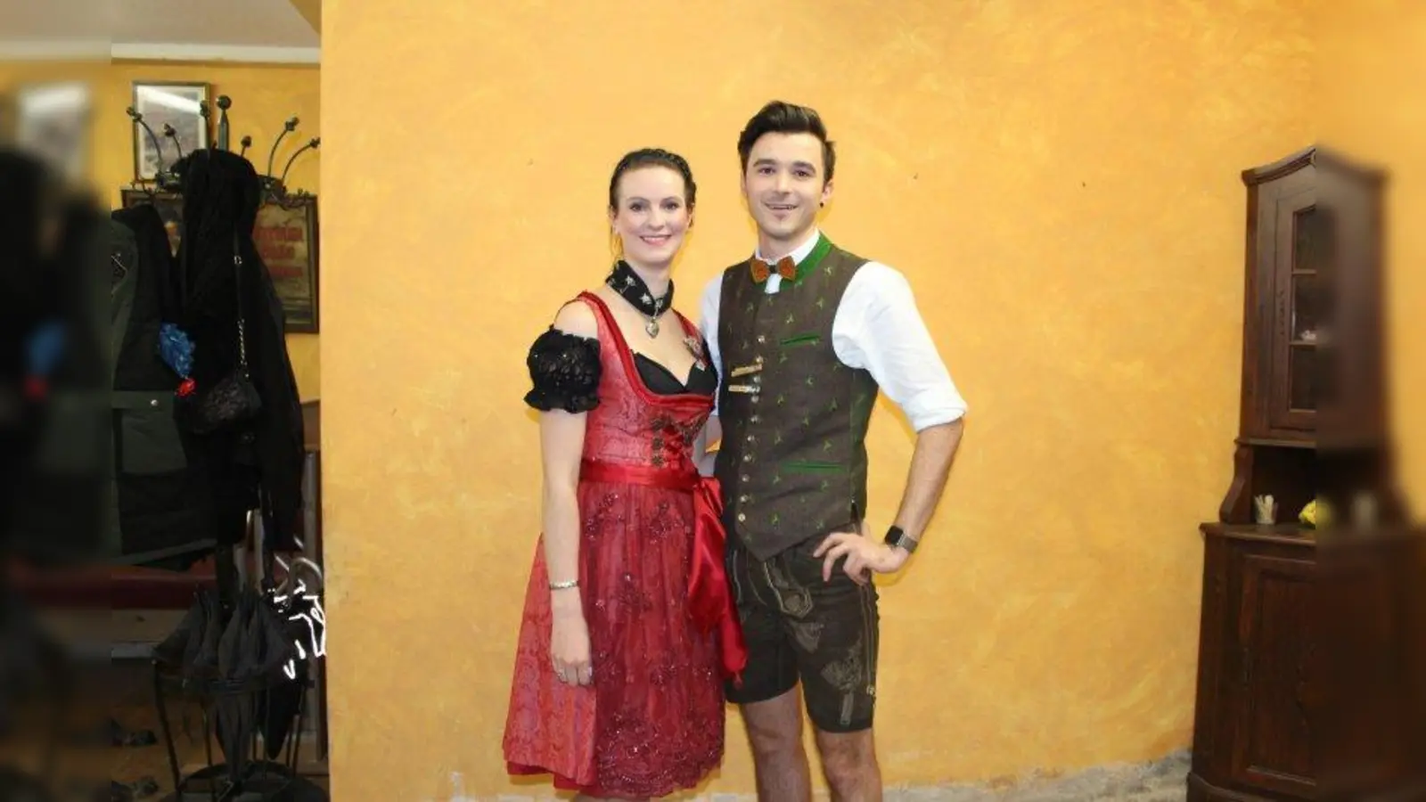 Prinzenpaar in Lauerstellung: Max und Daniela. (Foto: sb)